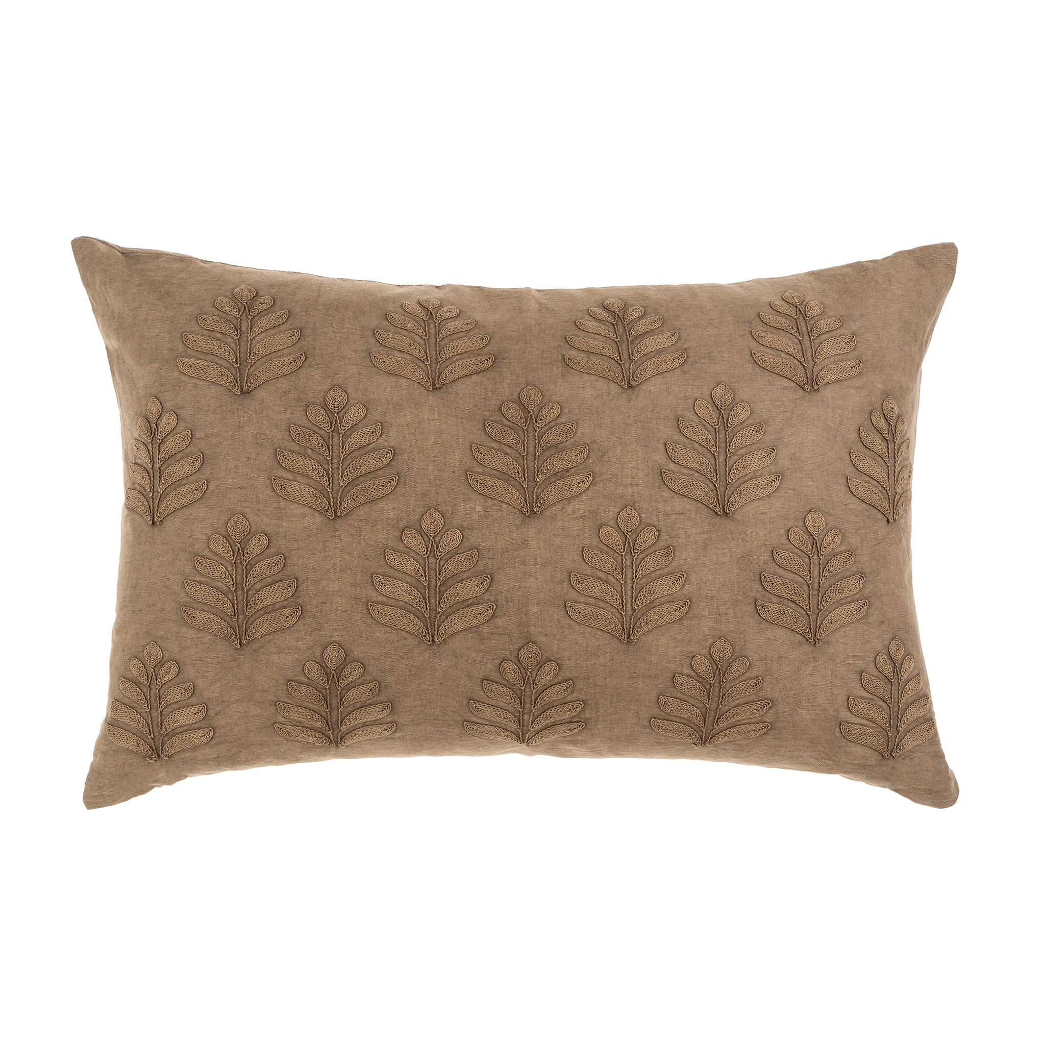 Grove Linen Kidney Pillow - Mink