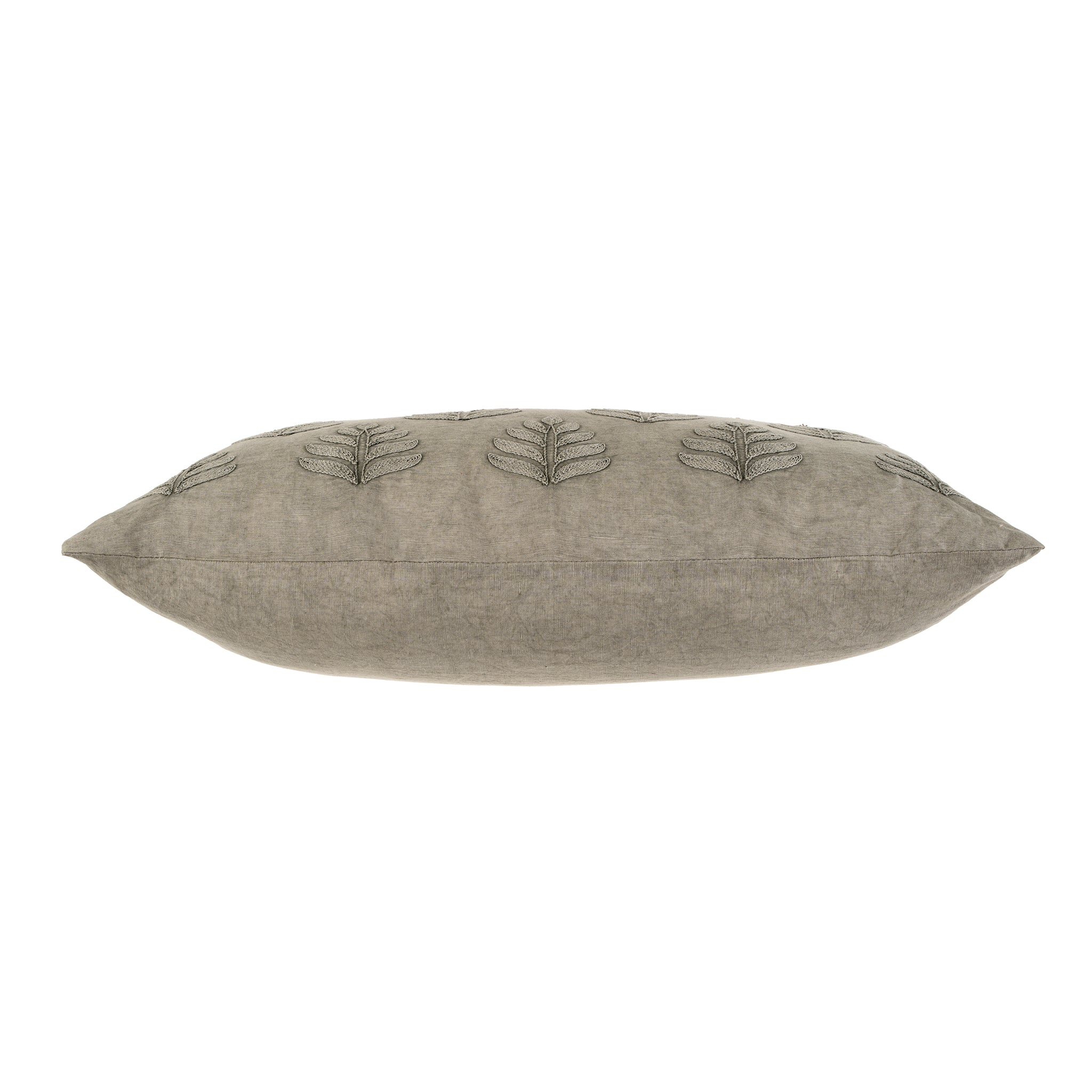 Grove Linen Kidney Pillow - Fog