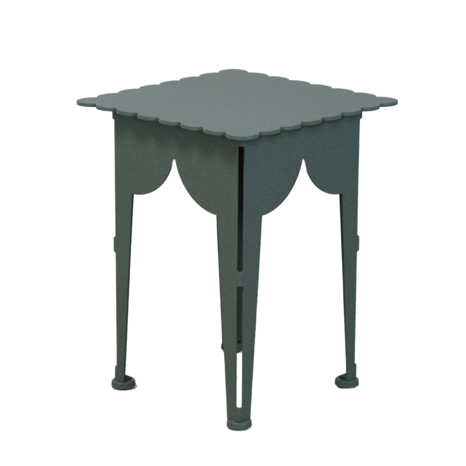 Scalloped Edge Decorative Accent Table