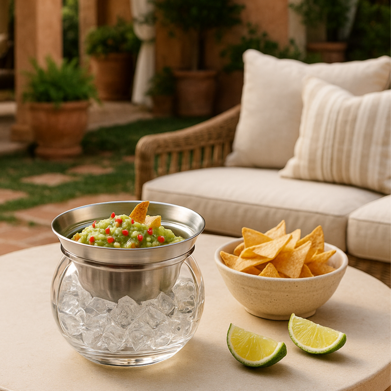 On Ice Acrylic/Stainless Steel Dip Cup