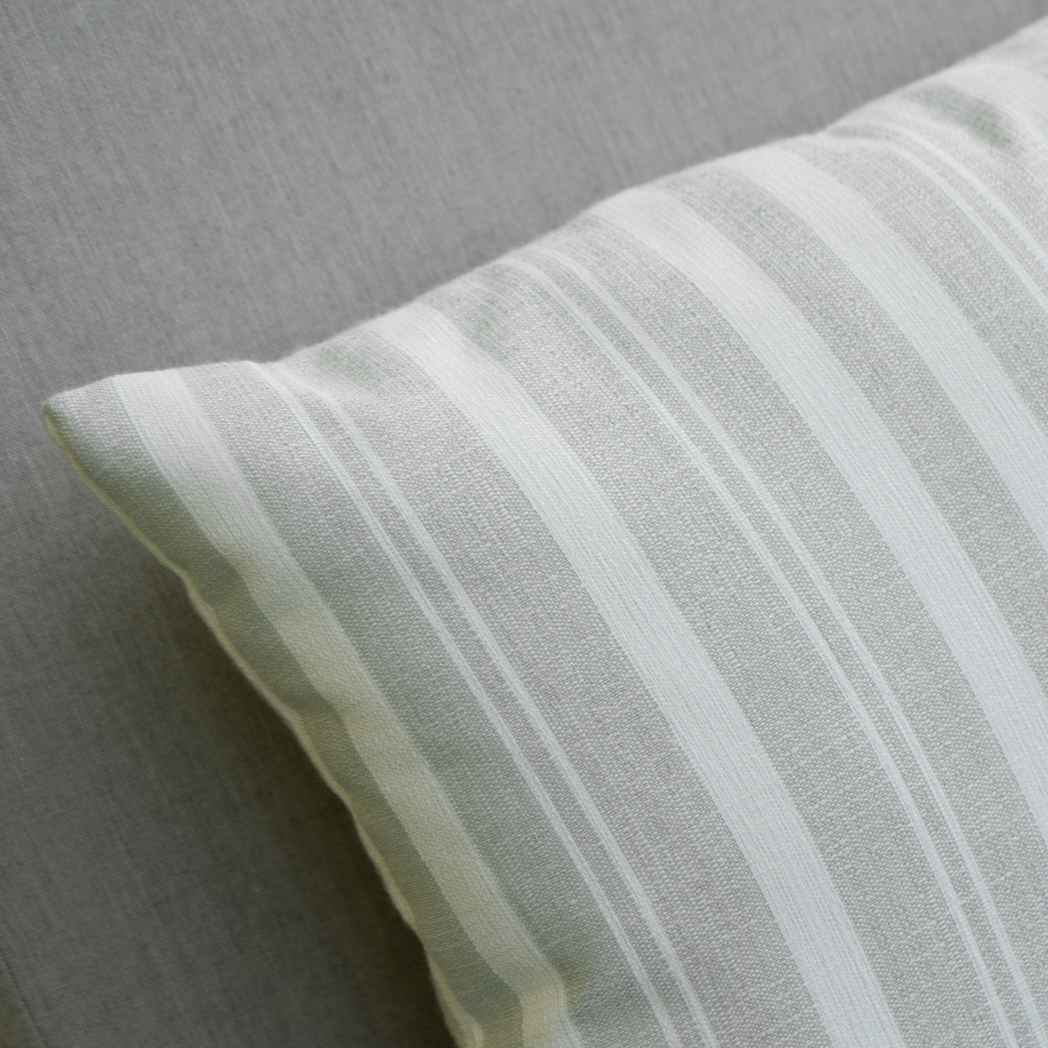 Tranquil Striped Outdoor Kidney Pillow