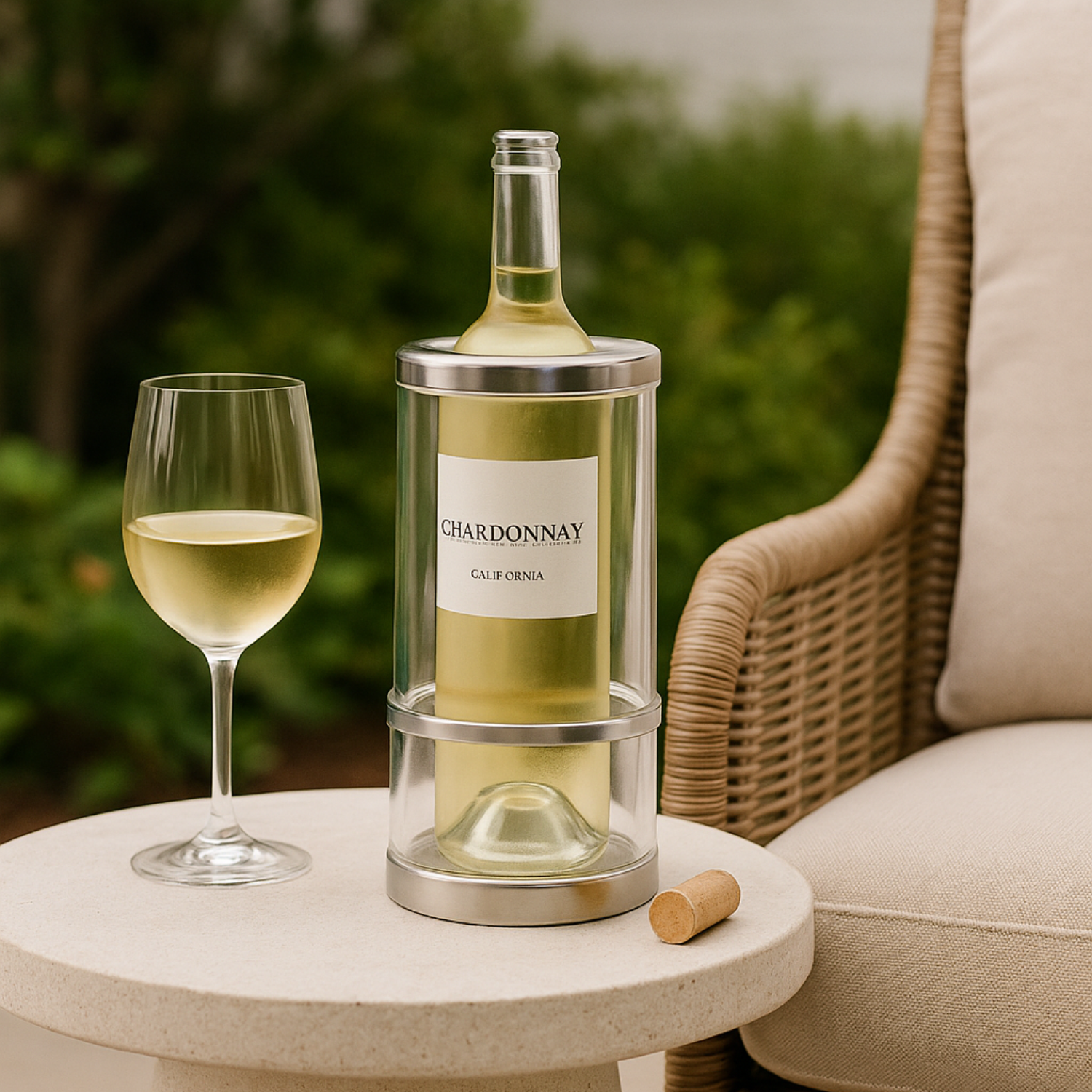 On Ice Acrylic Wine Chiller