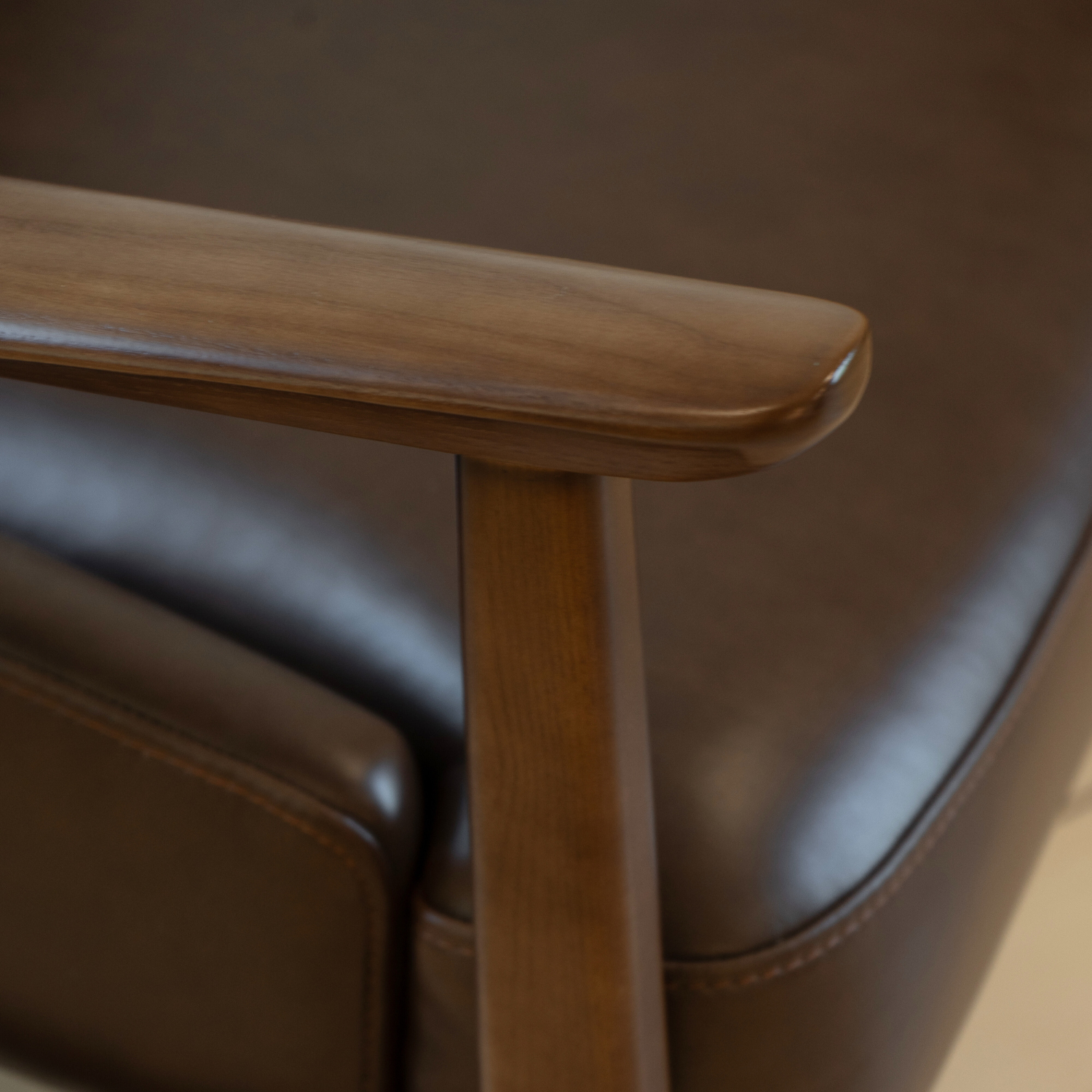 Islington Lounge Chair - Mocha Leather
