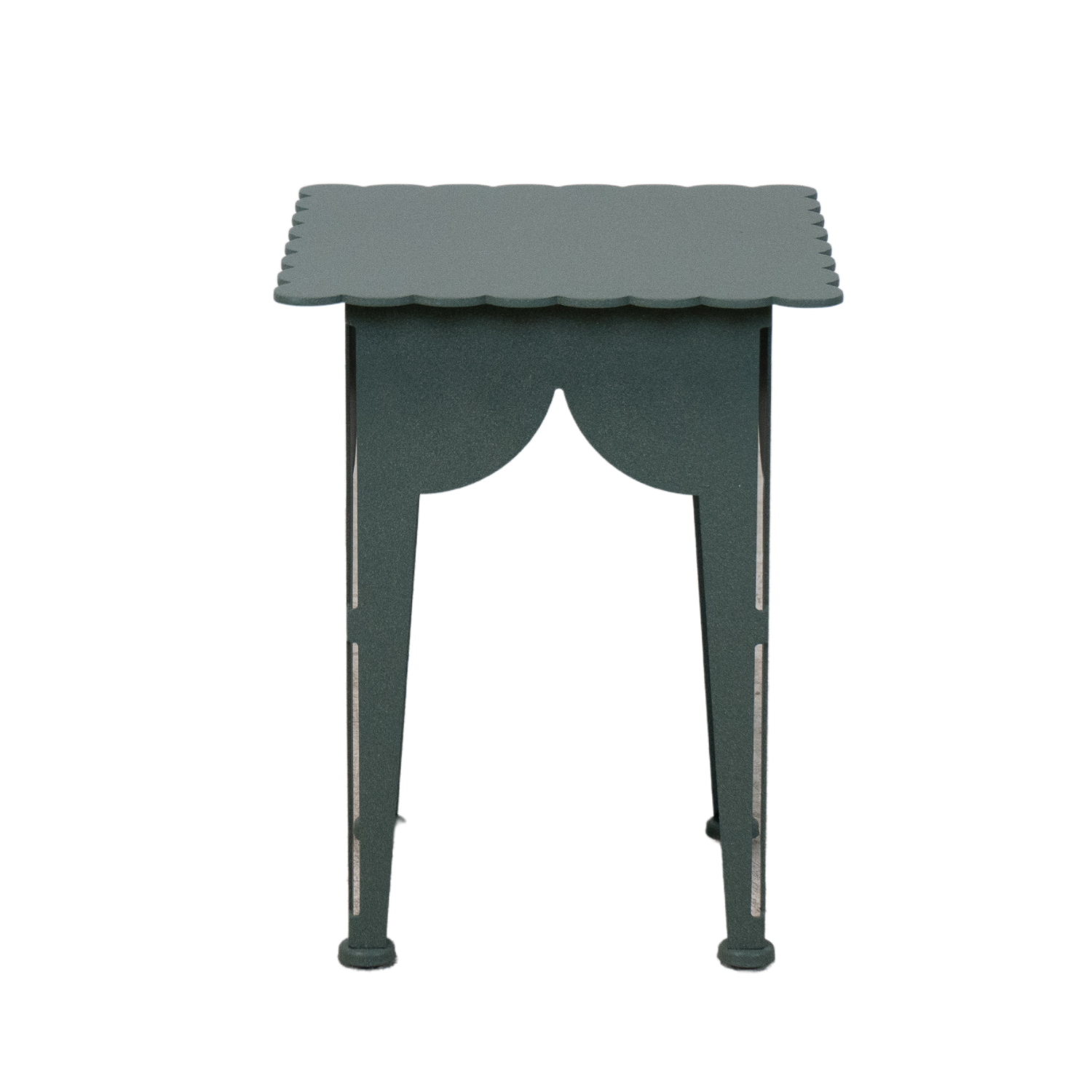 Scalloped Edge Decorative Accent Table