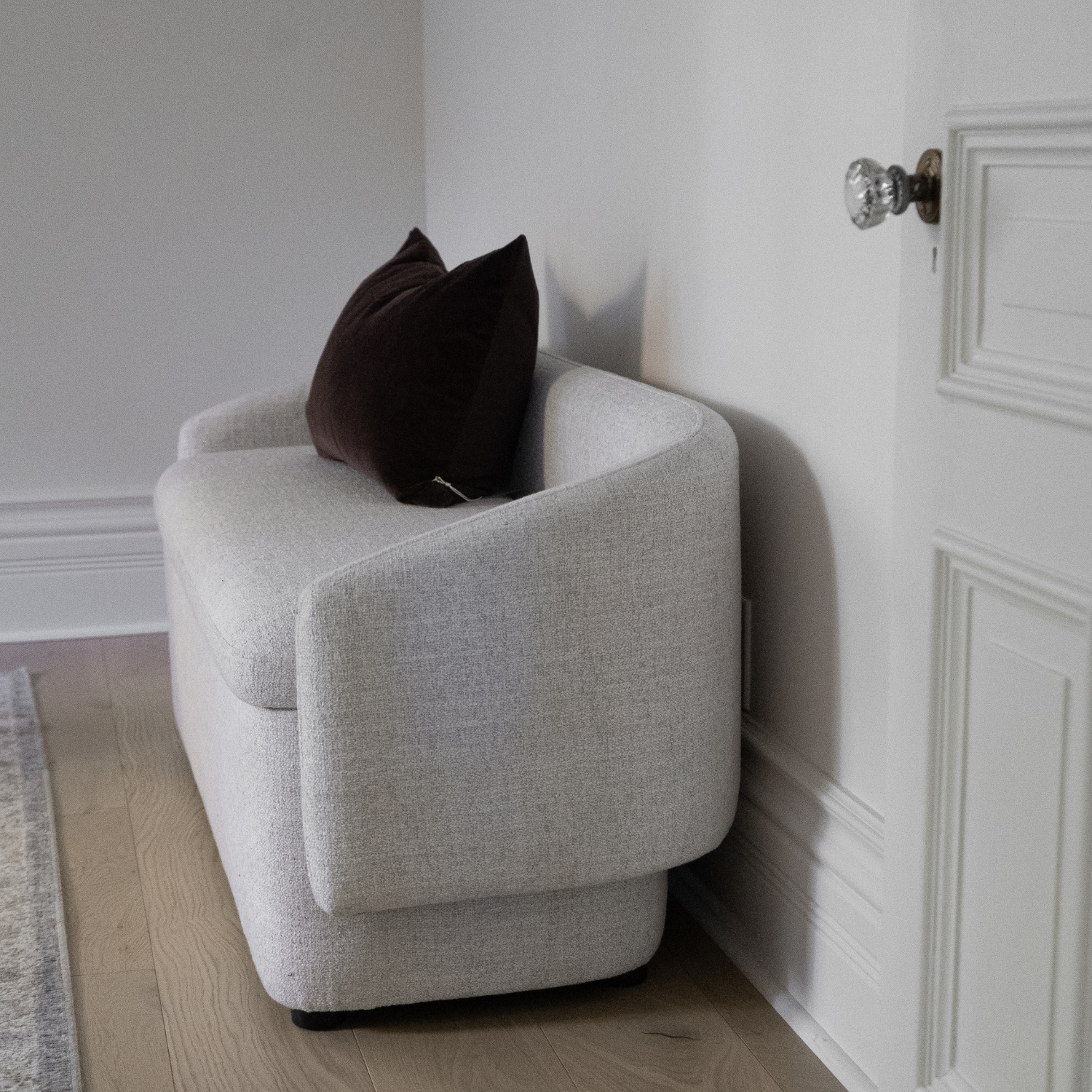 Capri Storage Bench - Thatched Wheat