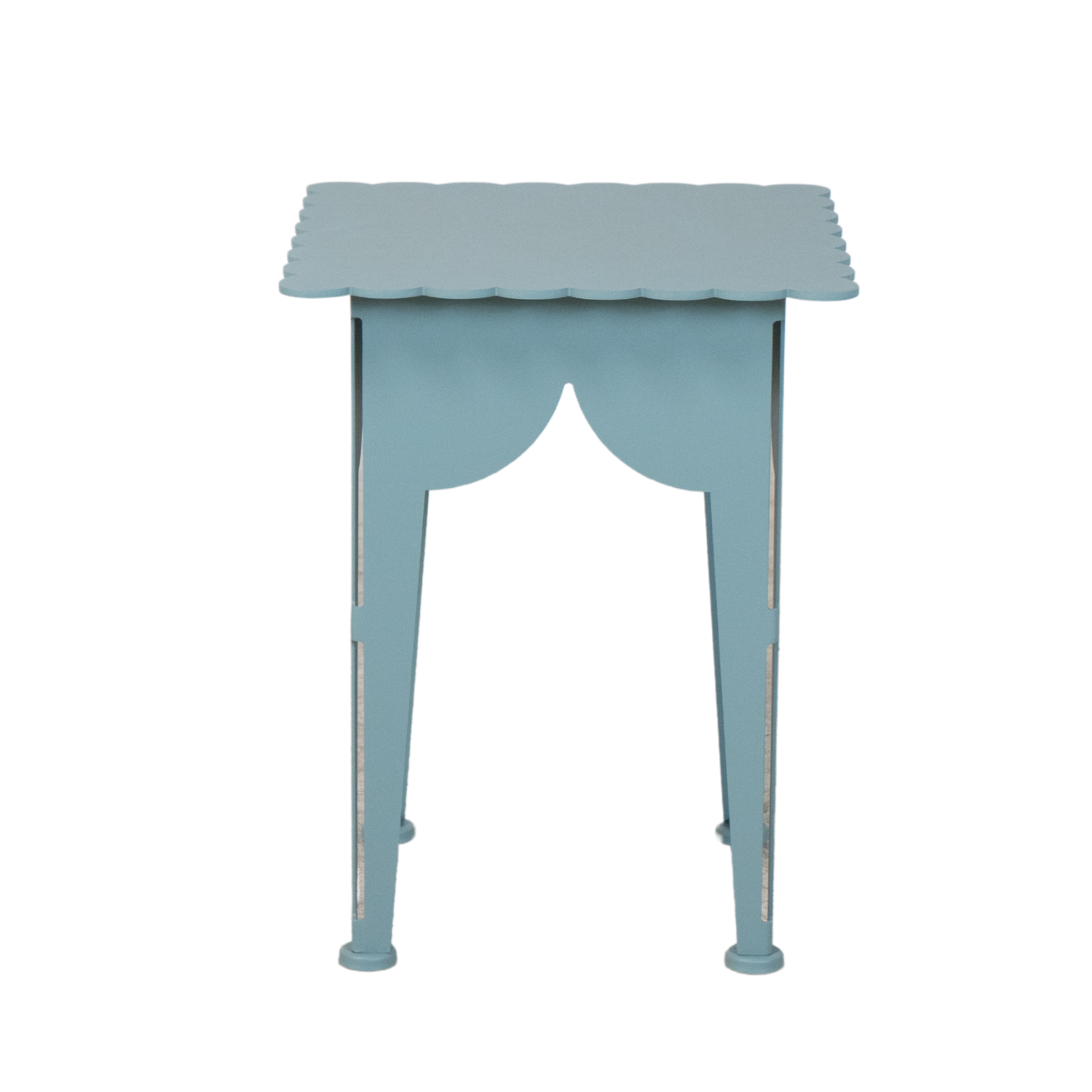 Scalloped Edge Decorative Accent Table
