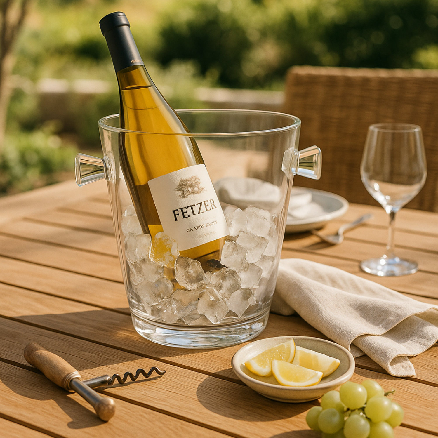 On Ice Acrylic Wine Bucket