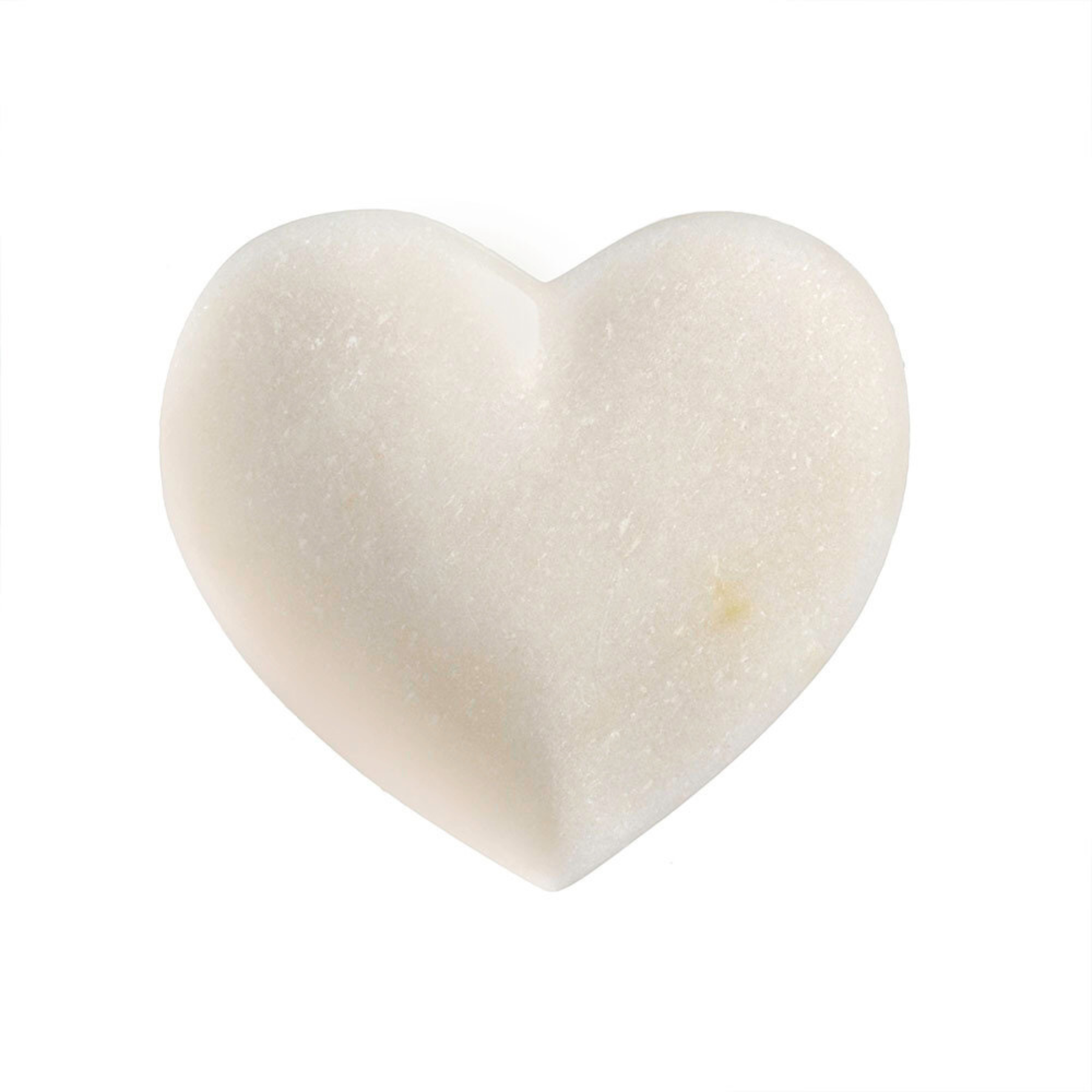 White Marble Heart Dish