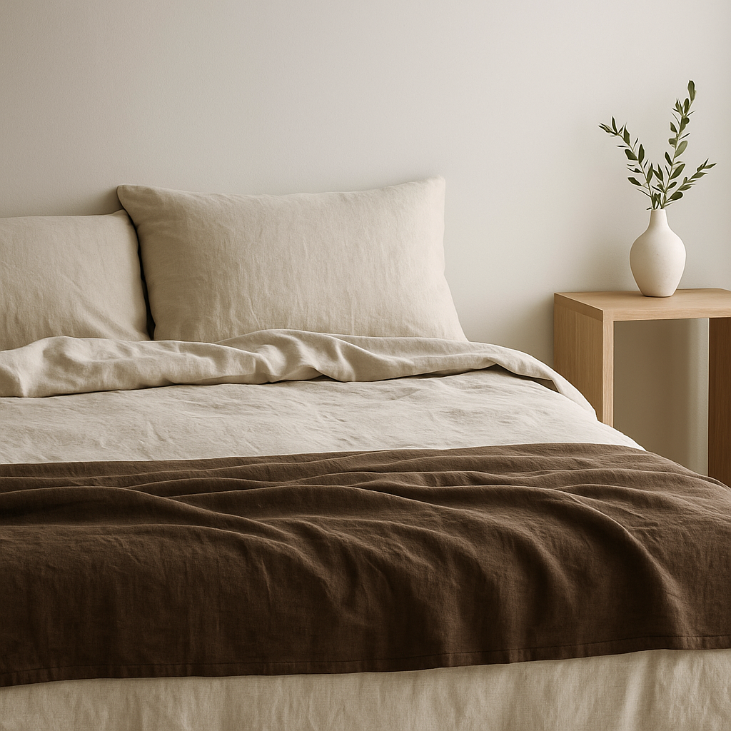 Timmins Natural Linen Duvet Cover