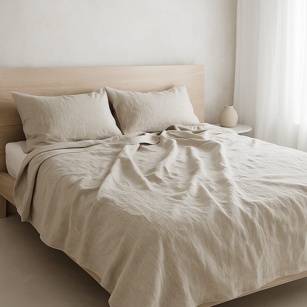 Timmins Natural Linen Pillowcase Set of 2