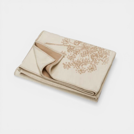 Jade Ecru/Grey Throw Blanket