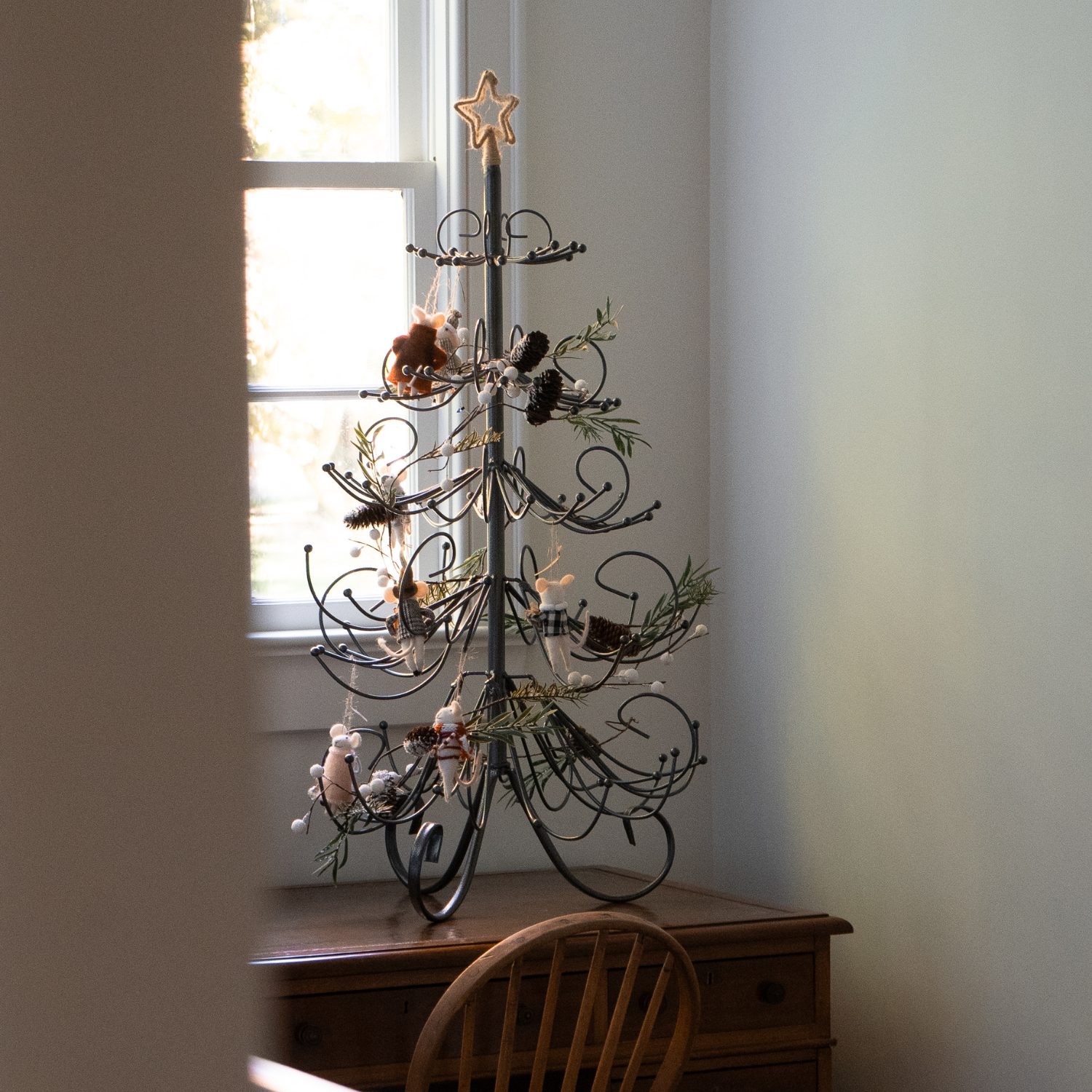 Wrought Iron Christmas Tree