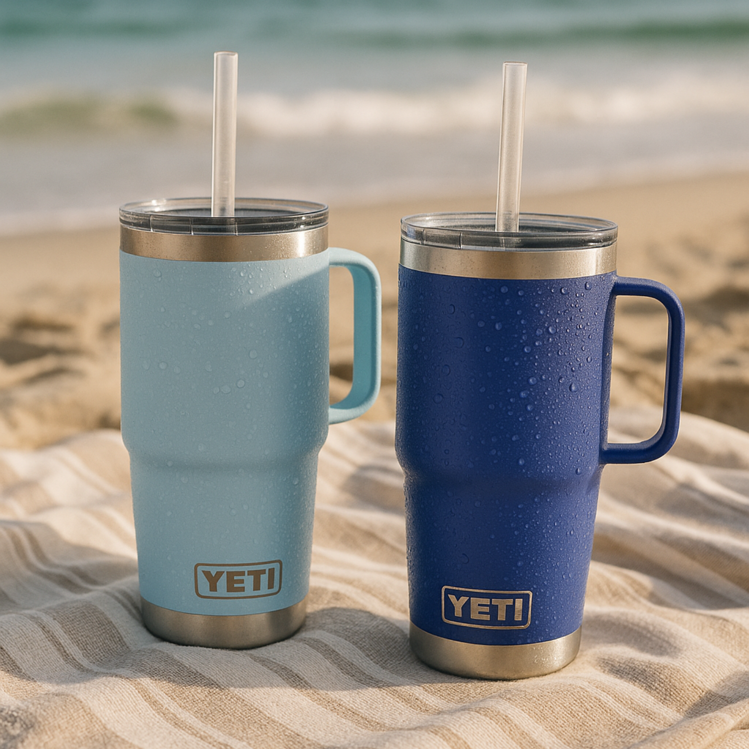 Yeti 25oz Rambler w/Straw - Ultramarine Violet