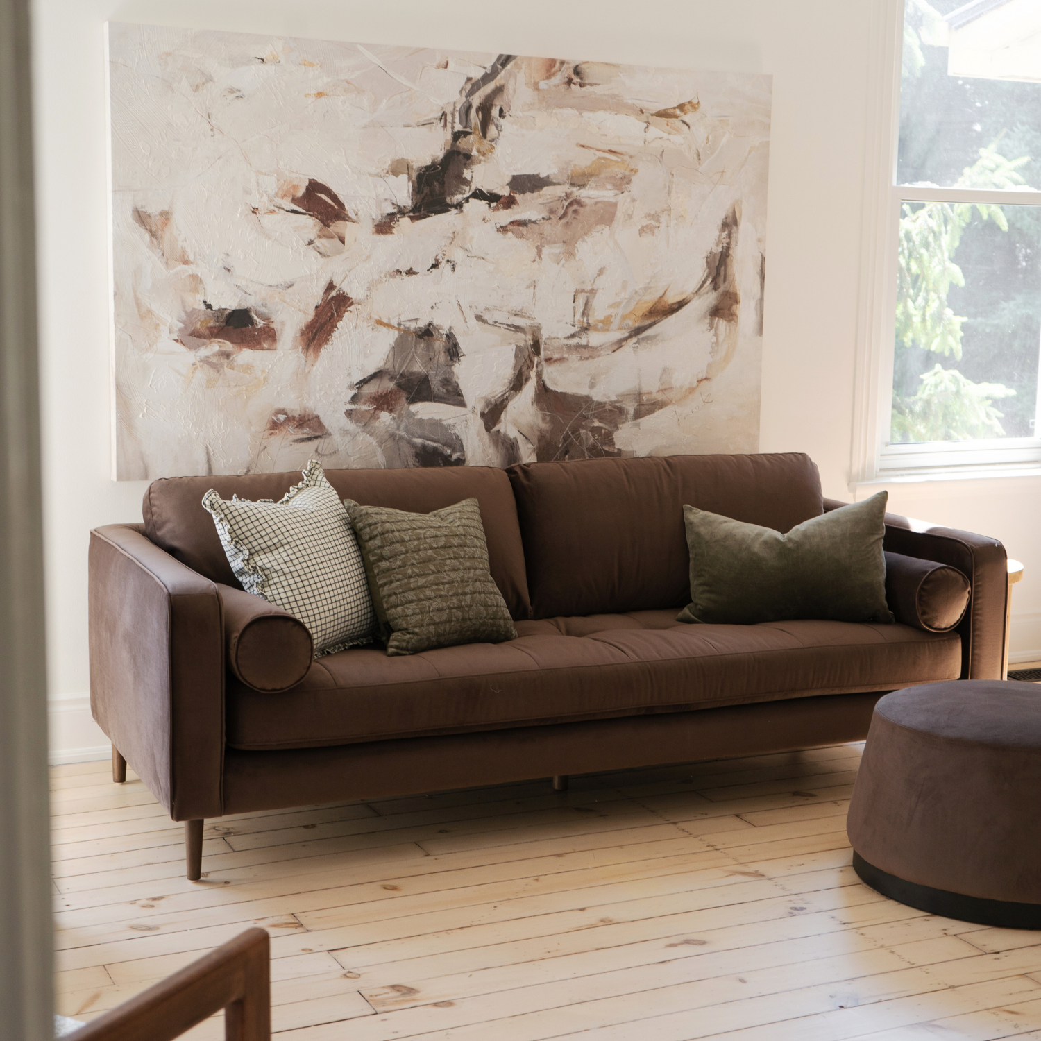 Montana 89" Velvet Sofa