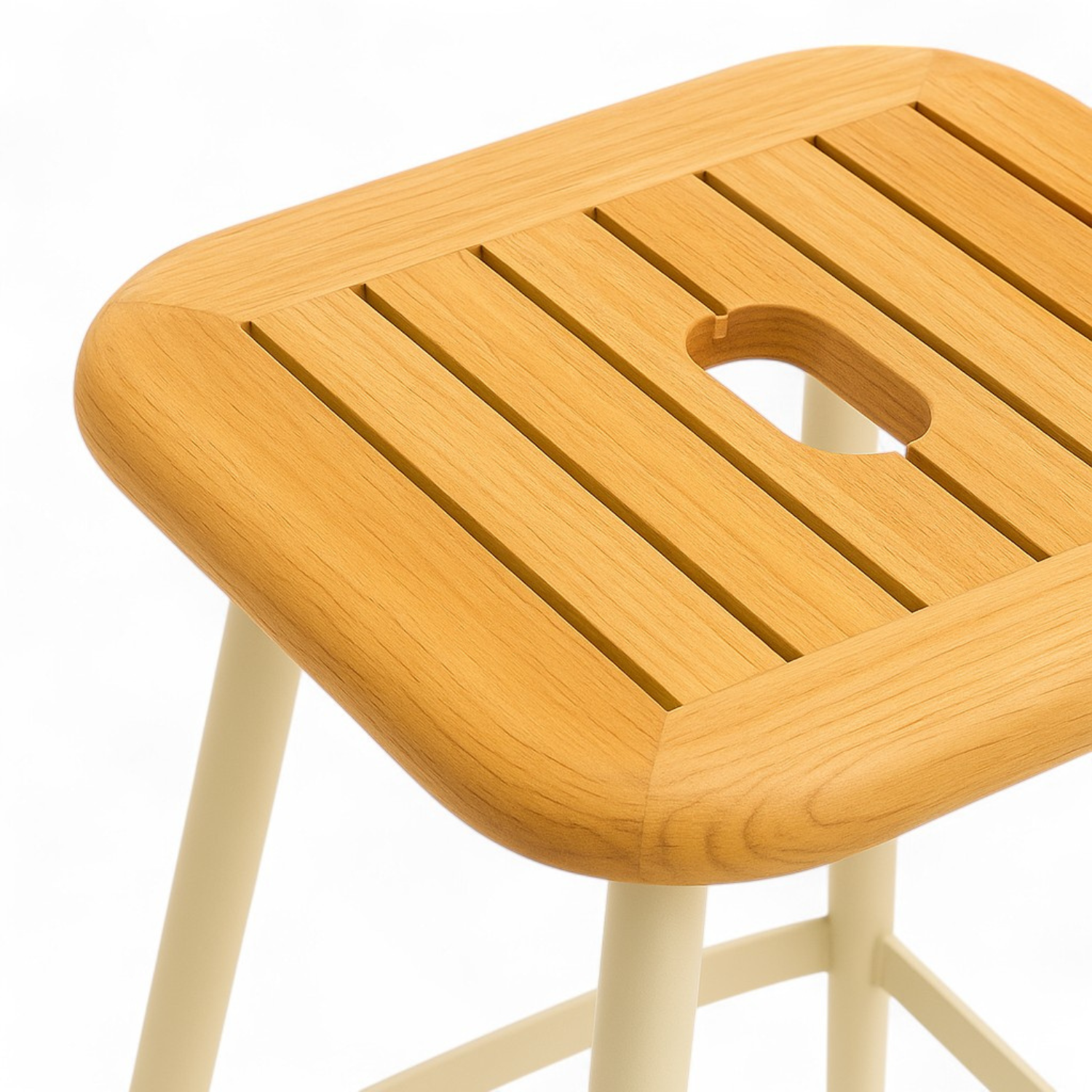 Alta II Beige Bar Stool