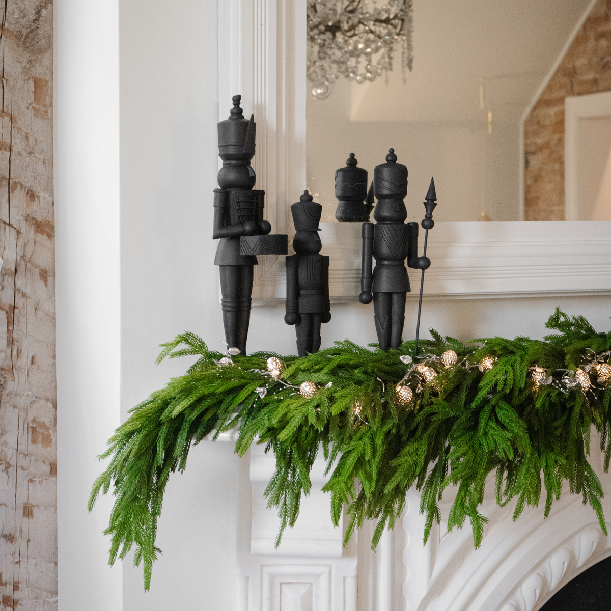 Artificial 77" Fresh Touch Norfolk Pine Garland
