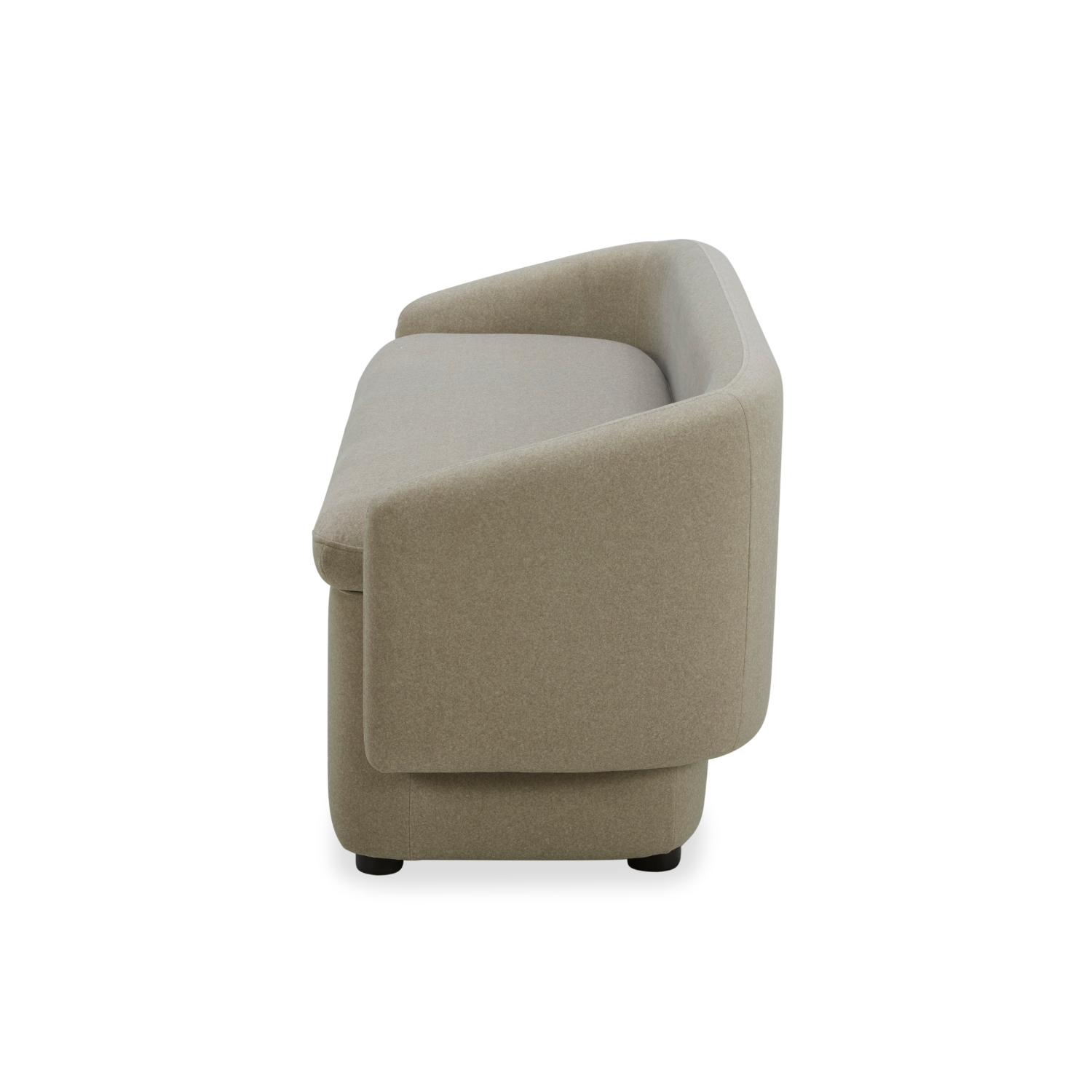 Capri Storage Bench - Sand Matte Velvet