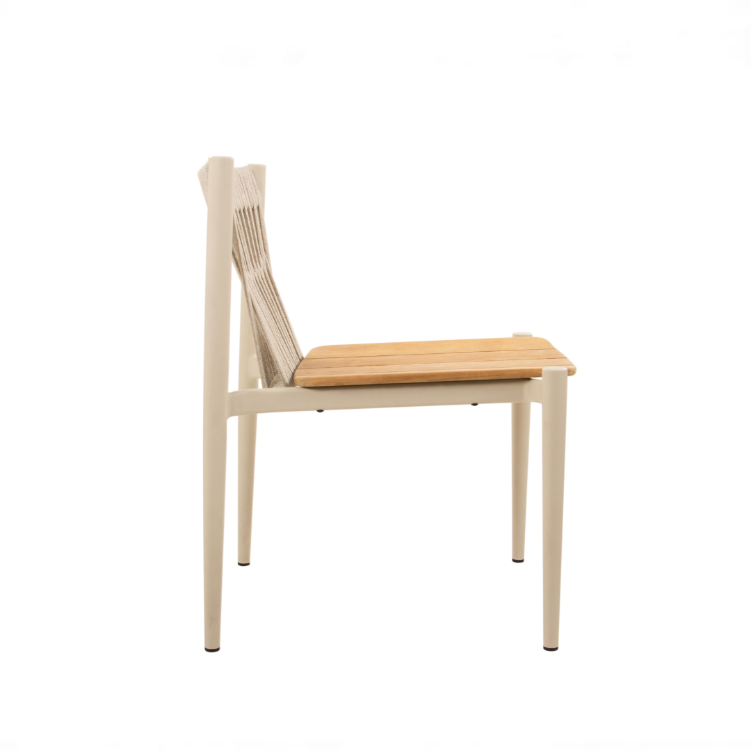Riska Dining Side Chair w/ Cushion - Linen