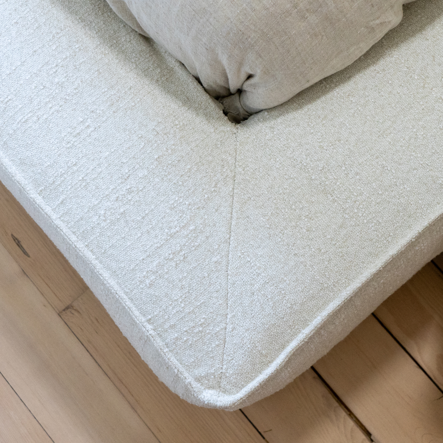 Dupont Platform Bed - Mellow Ivory