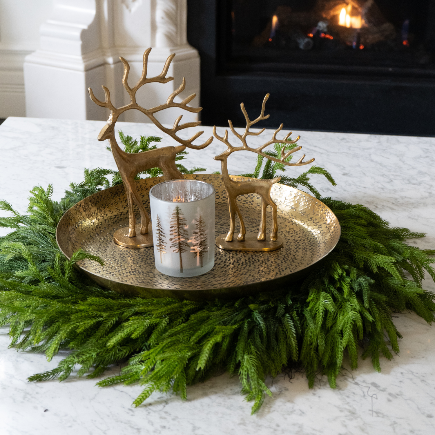 Artificial Fresh Touch Norfolk Pine Wreaths