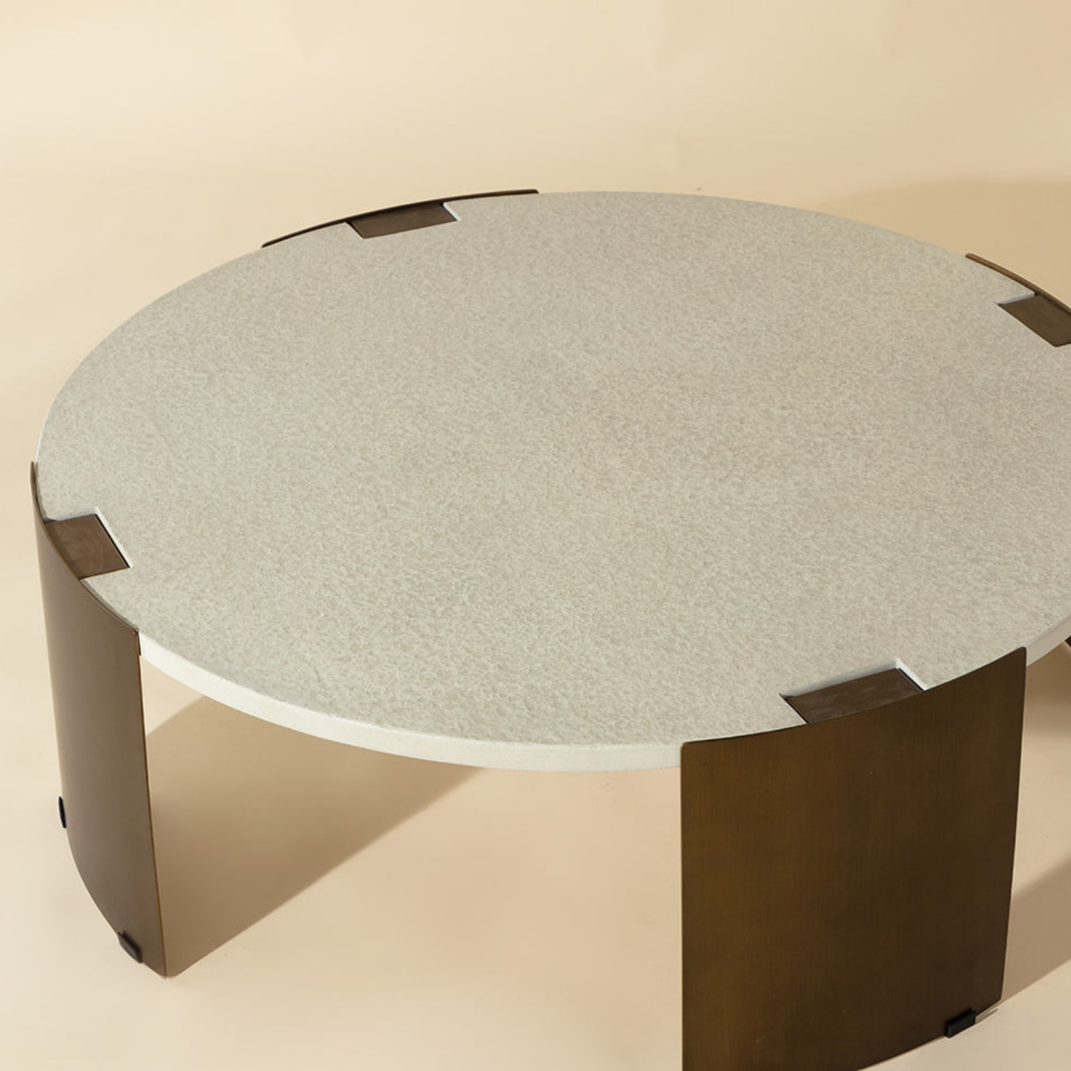 Odyssey Concrete Coffee Table - Bone