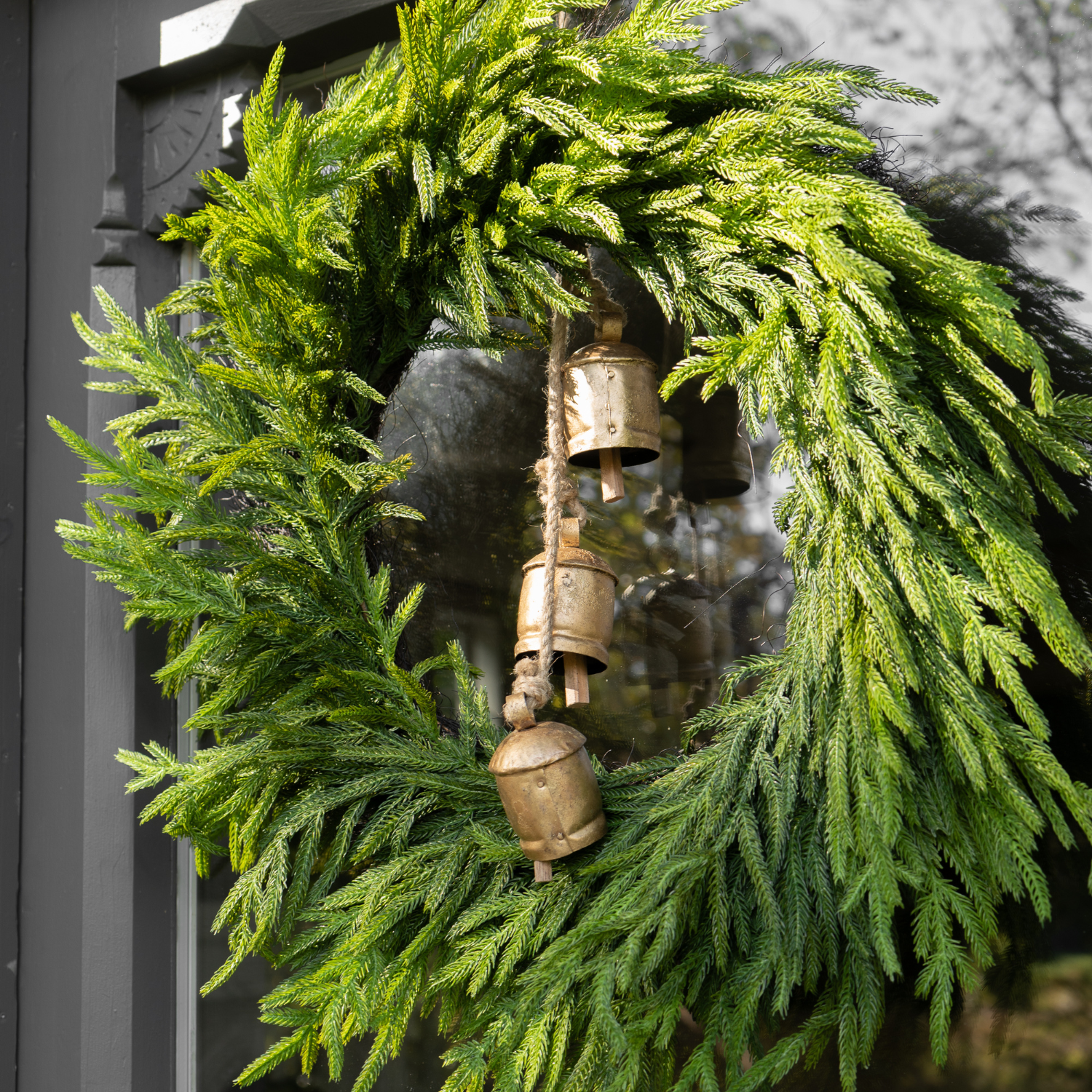 Artificial Fresh Touch Norfolk Pine Wreaths