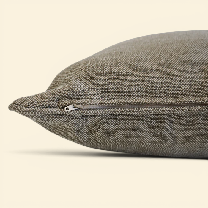 Linen Brown Toss Cushion