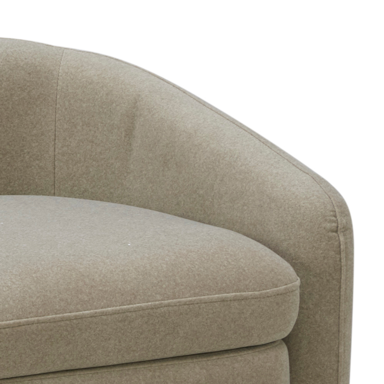 Capri Storage Bench - Sand Matte Velvet