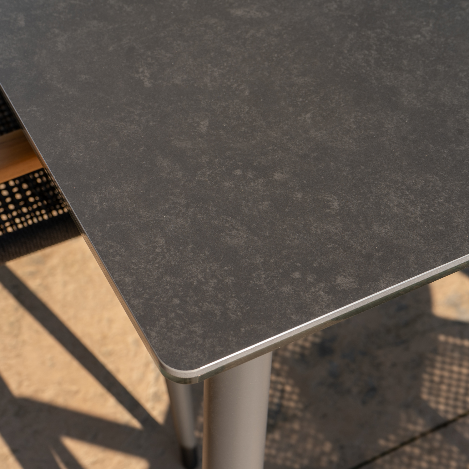 Alta Ceramic Bar Table - Charcoal
