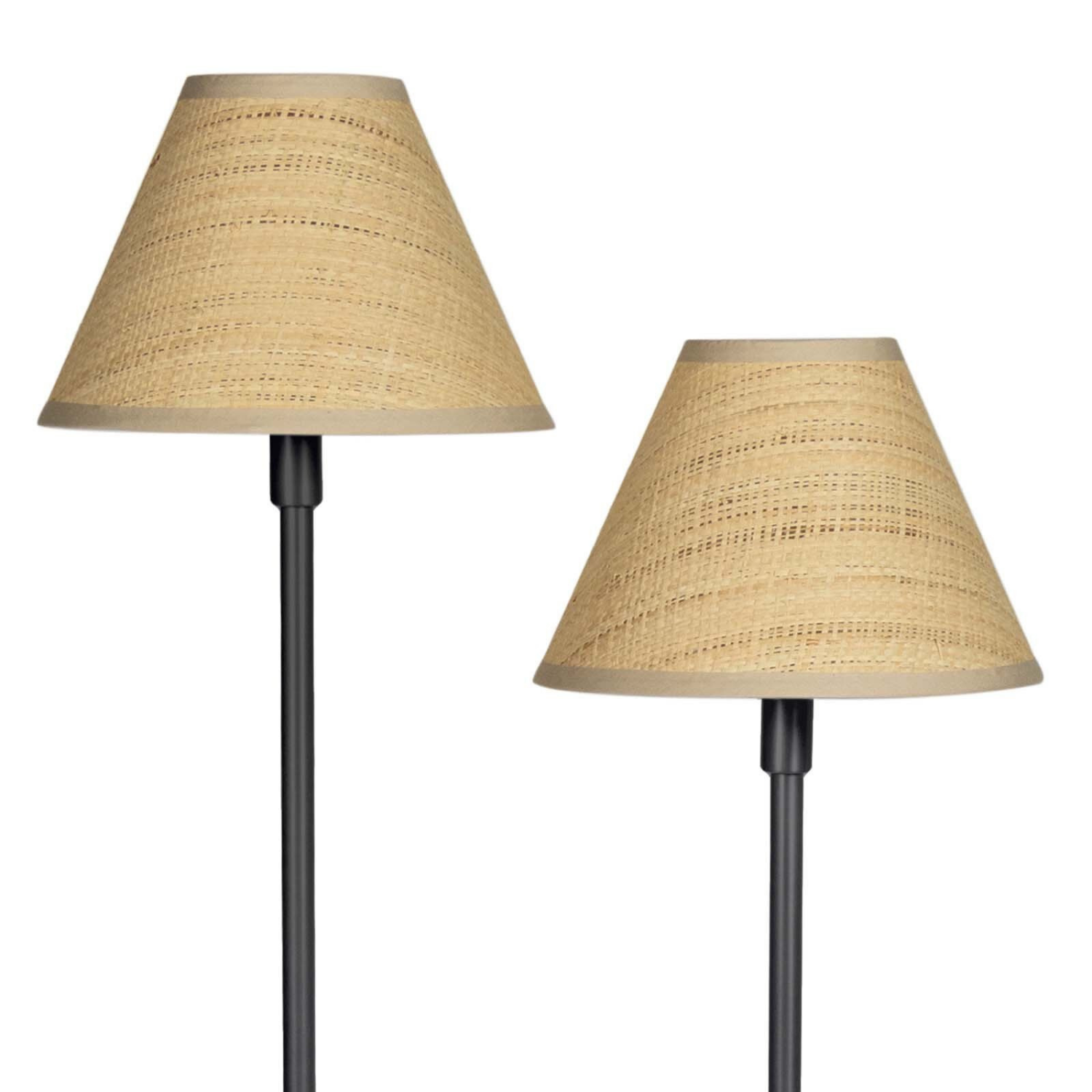 Polly Double Arm Table Lamp - Black