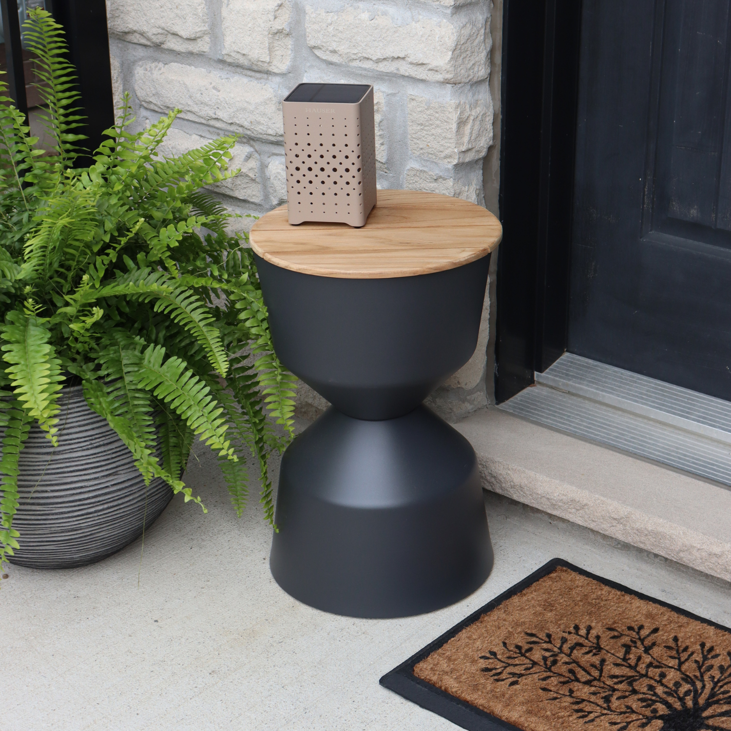 Beams Solar Outdoor Lamp - Pebble Sand