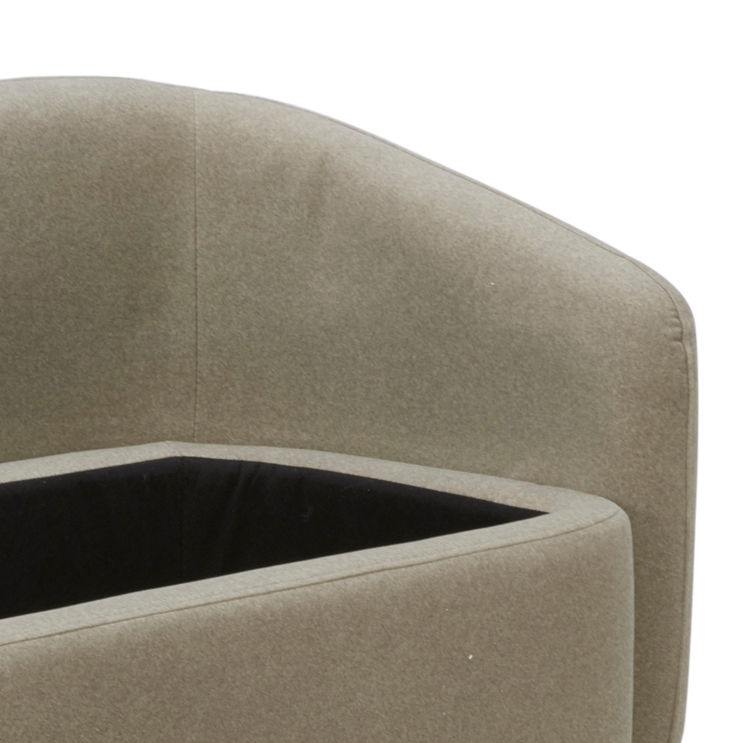 Capri Storage Bench - Sand Matte Velvet