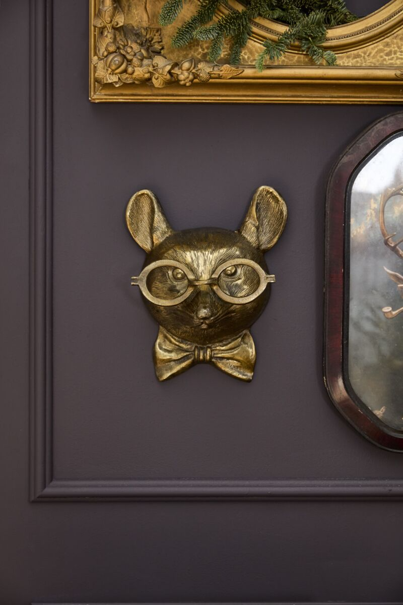 Whimsical Louie the Mouse Wall Mount