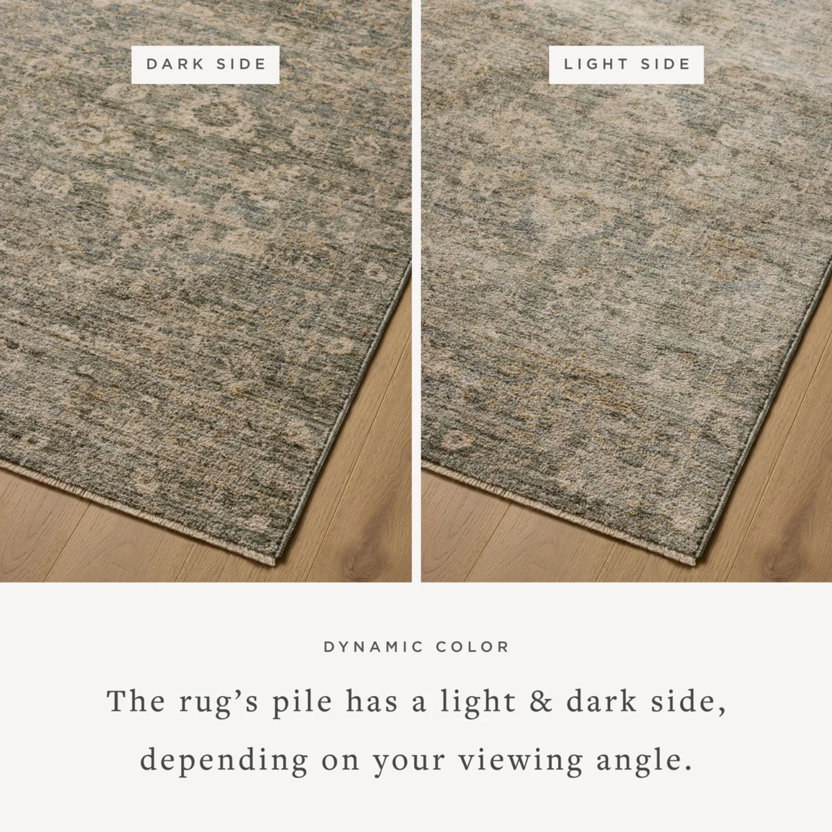 Magnolia Home by Joanna Gaines x Loloi Junie Lagoon/ Natural Rug