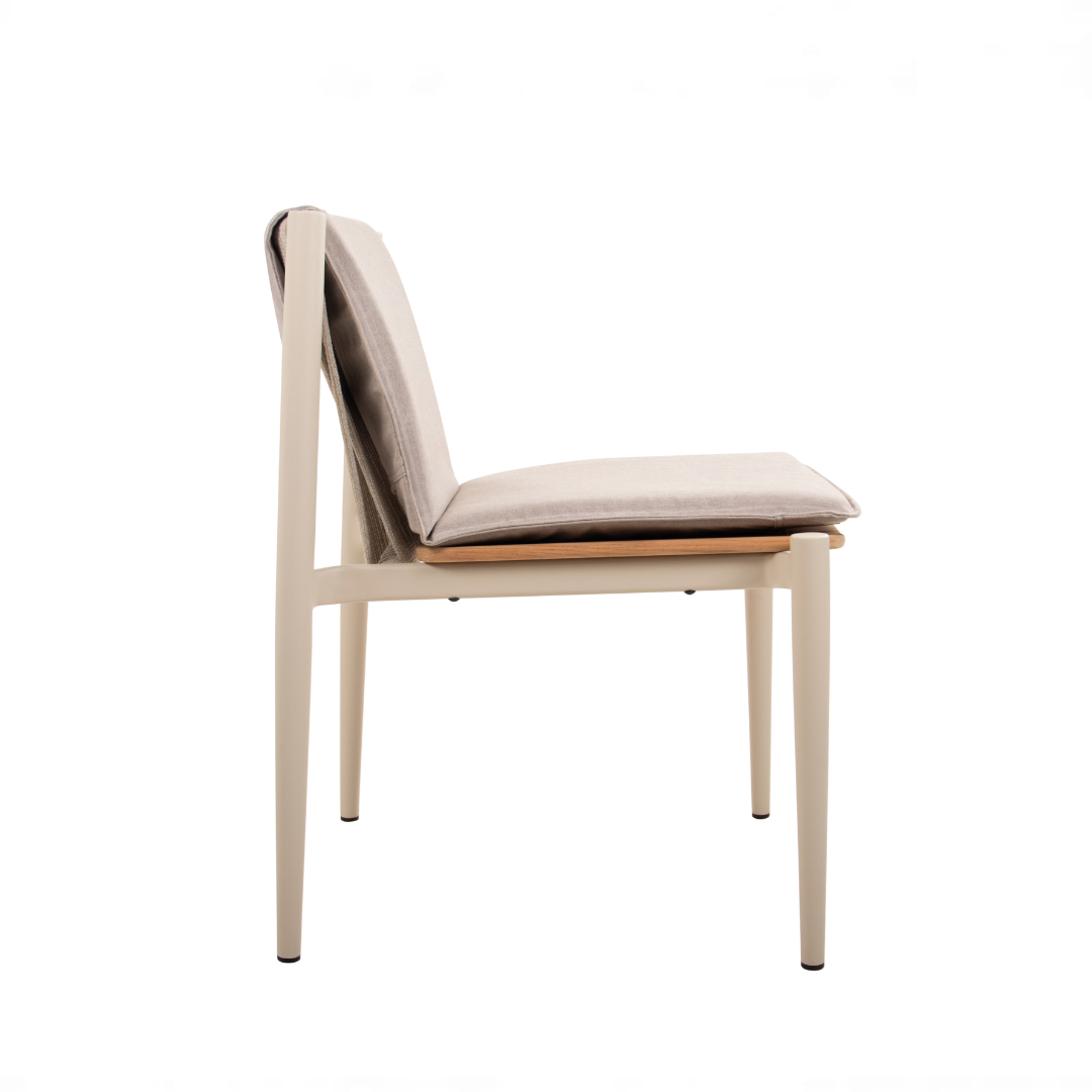 Riska Dining Side Chair w/ Cushion - Linen