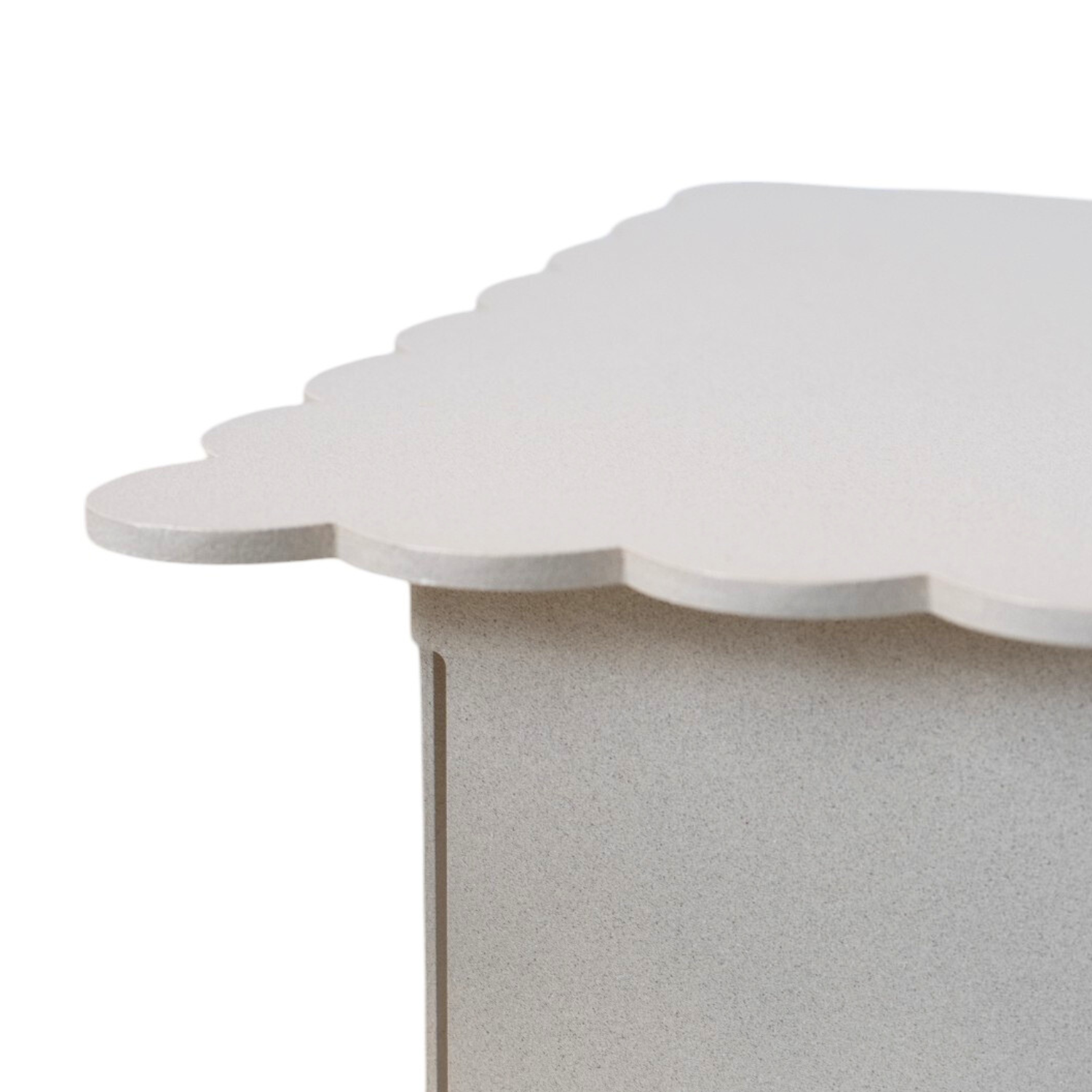 Scalloped Edge Decorative Accent Table