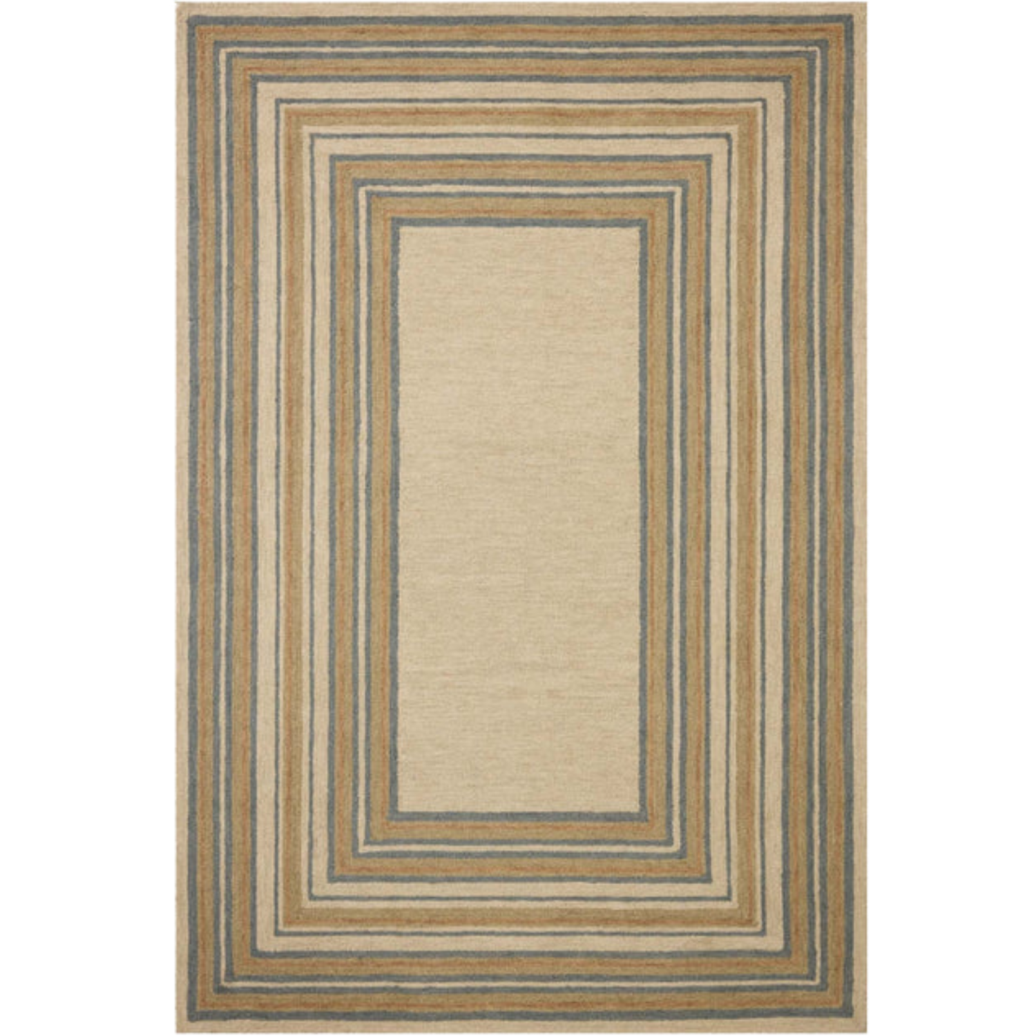 Chris Loves Julia x Loloi Alfie Natural/Multi Wool Rug