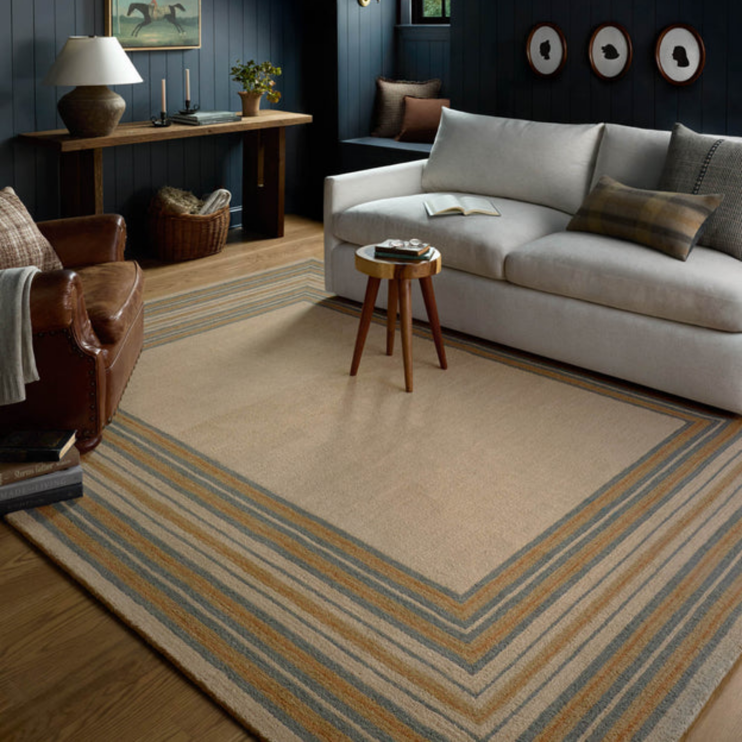 Chris Loves Julia x Loloi Alfie Natural/Multi Wool Rug