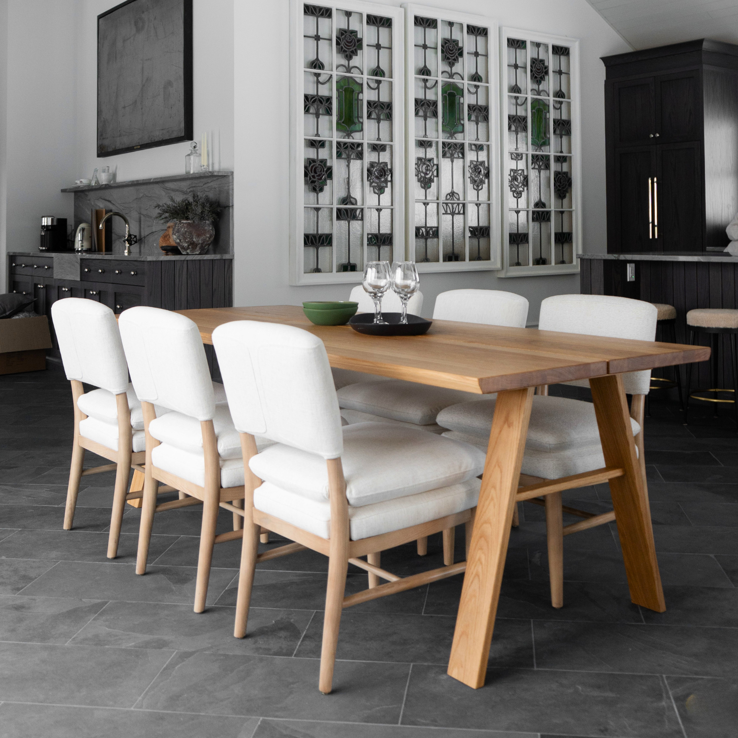 Aarhus 87" Oak Dining Table
