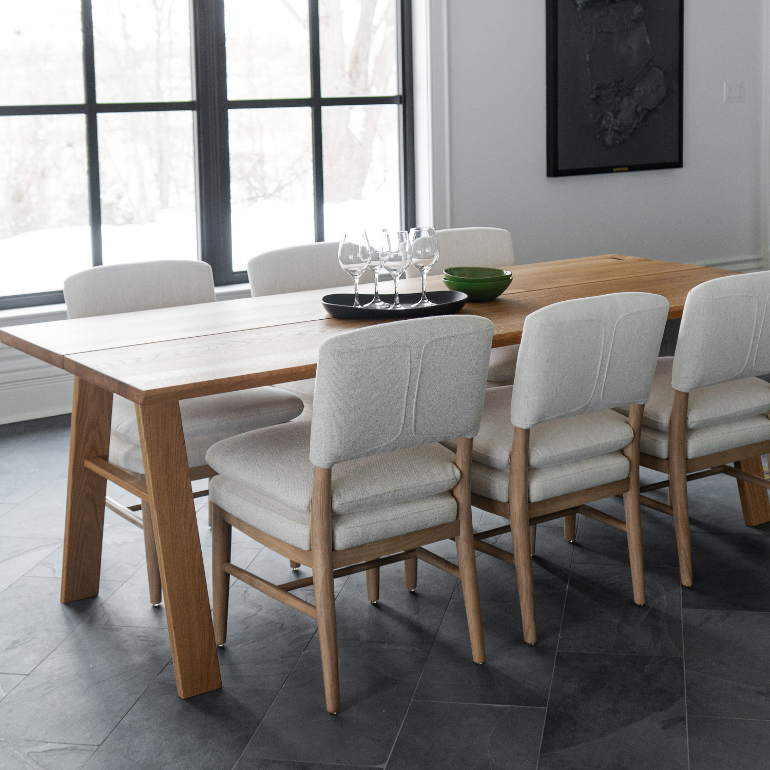 Aarhus 87" Oak Dining Table