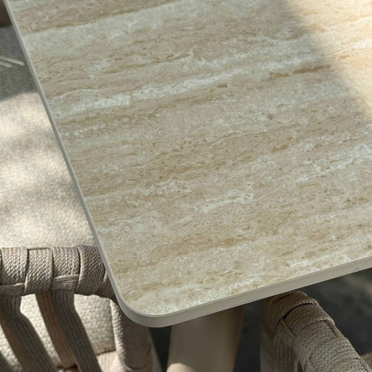 Alta Ceramic Bar Table - Taupe