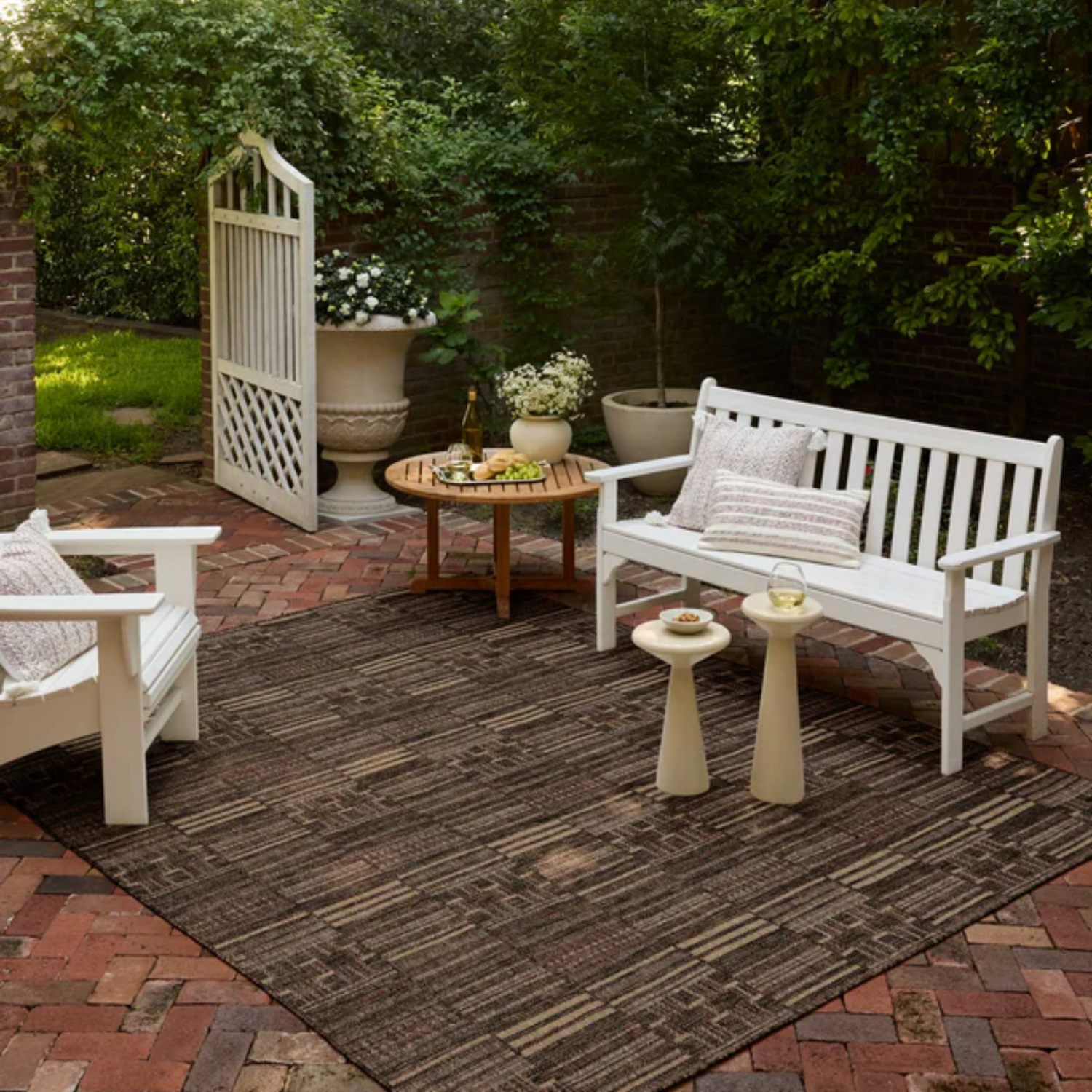 Loloi II Birch Spice/Tobacco Outdoor Rug