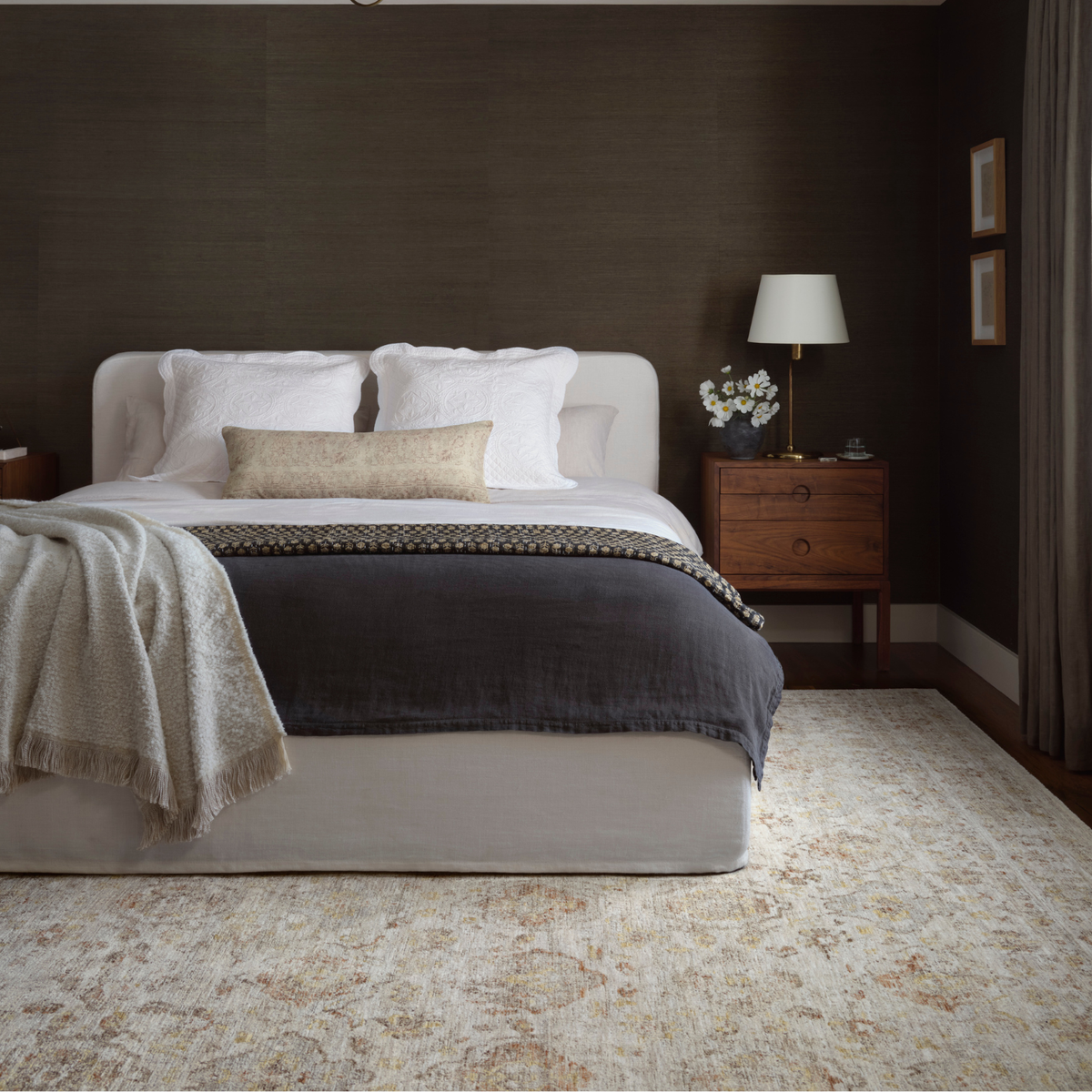 Amber Lewis x Loloi Honora Beige/ Spice Rug