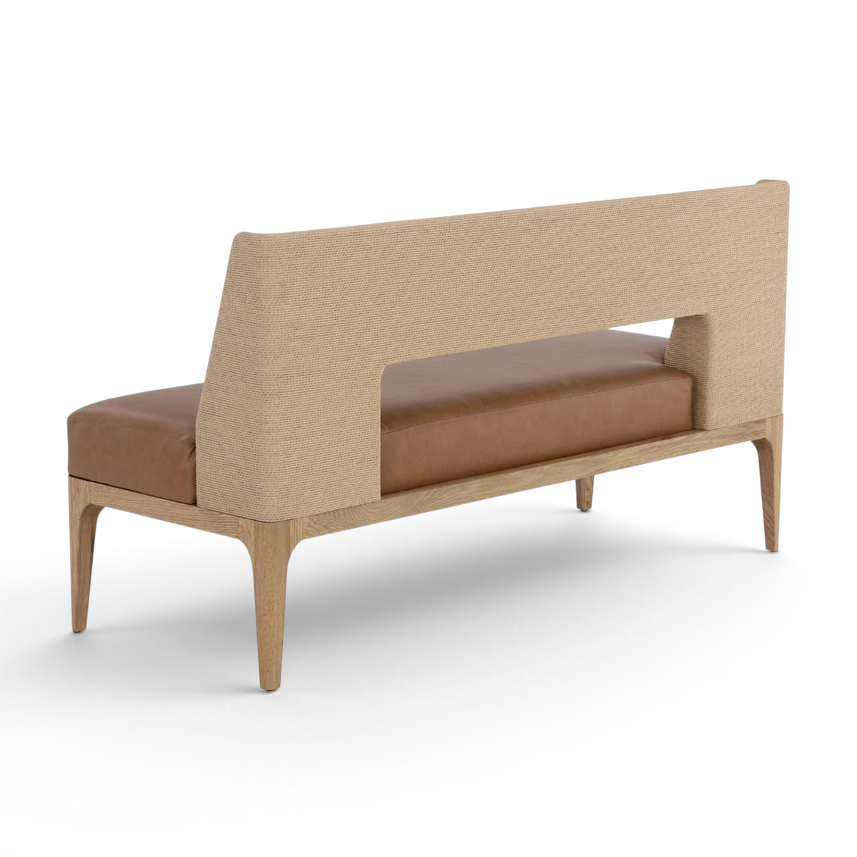 Bellano Faux Leather Banquette - Milliken Cognac