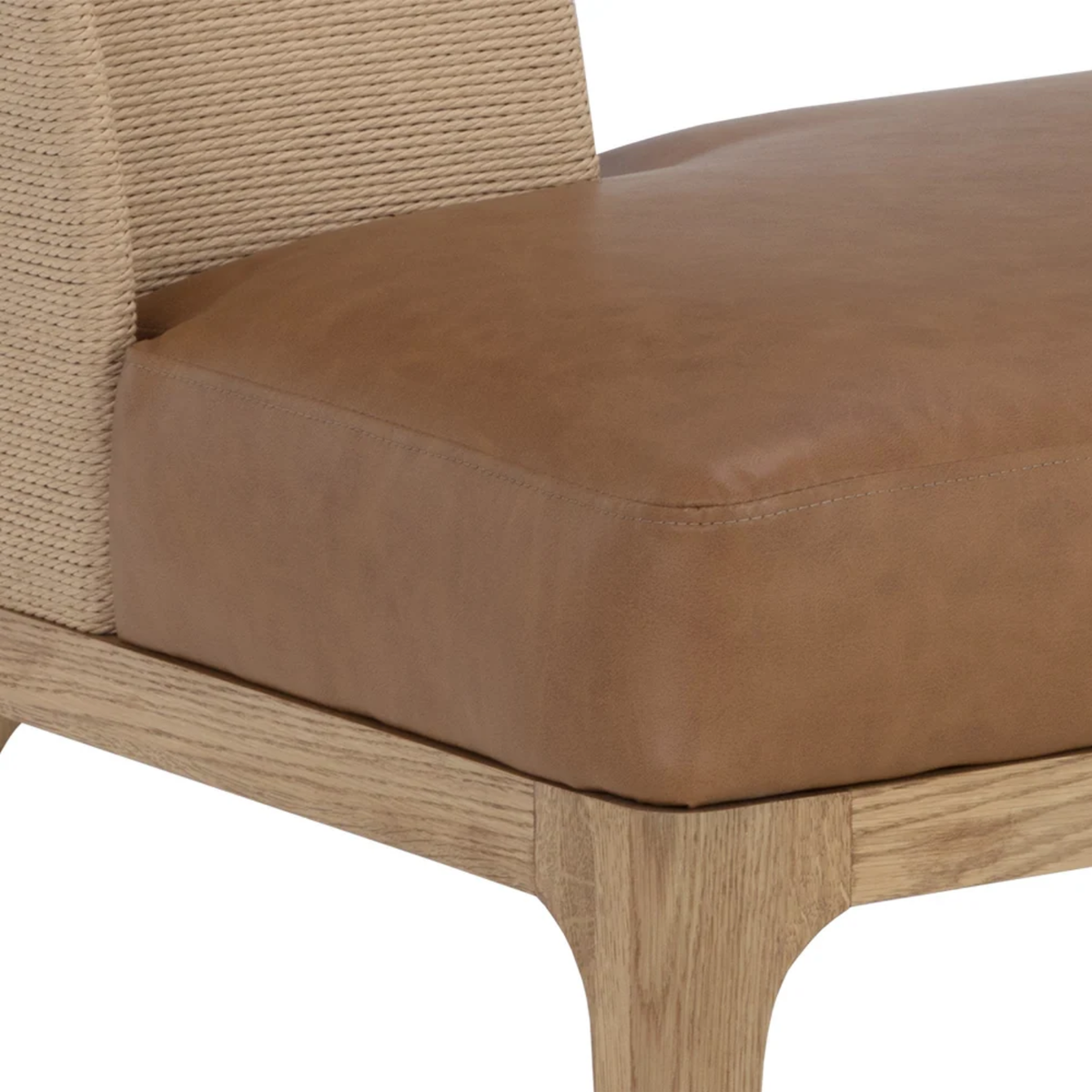 Bellano Faux Leather Banquette - Milliken Cognac