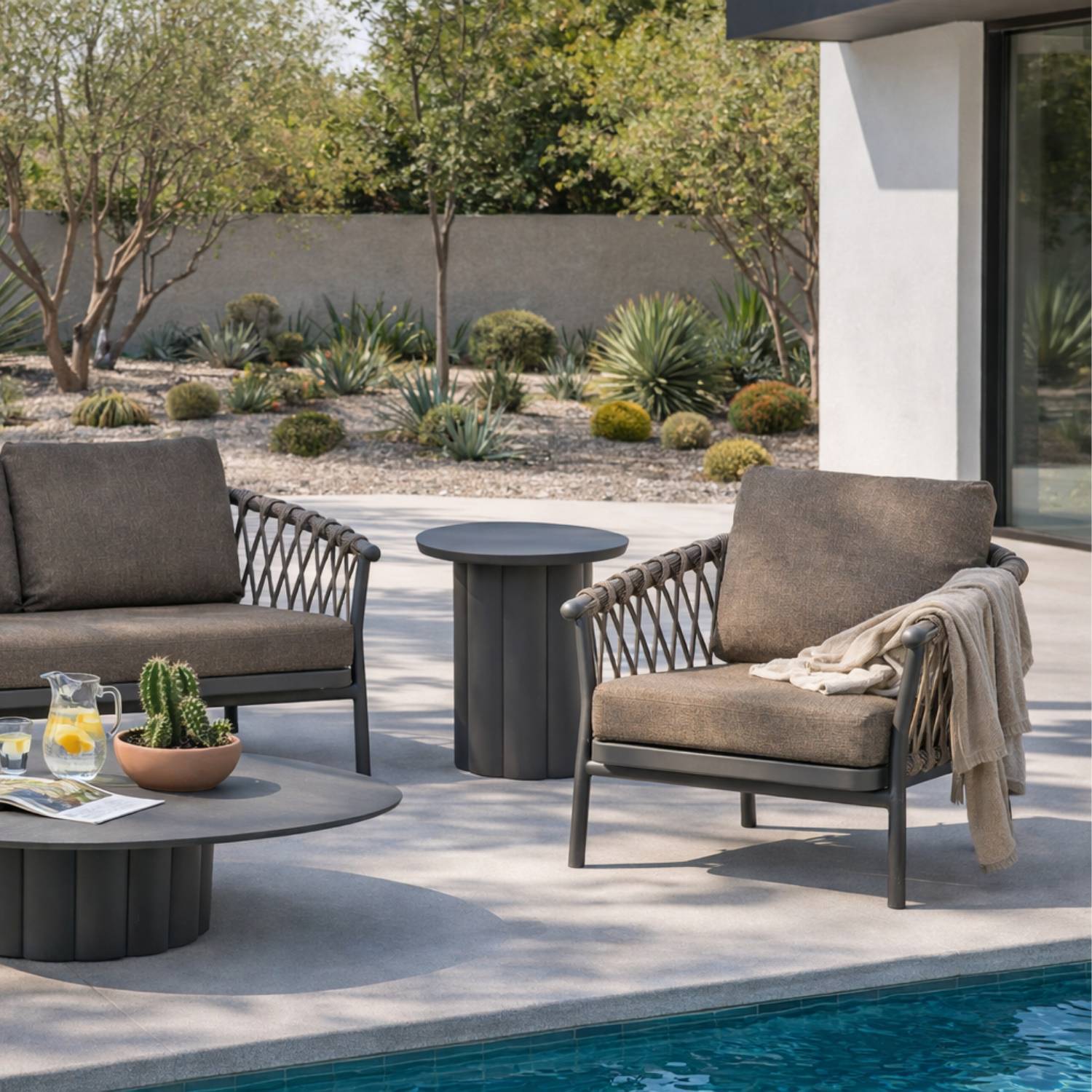 Bellvue Club Chair - Vita Brown