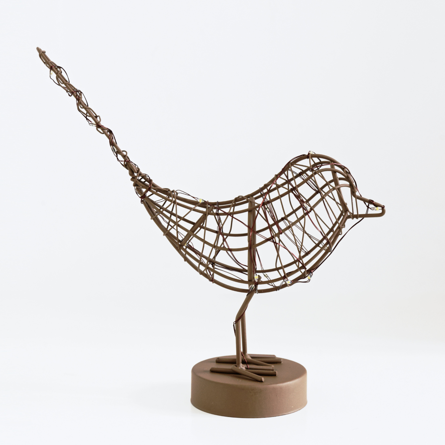 Copper Birdie LED Indoor Ornament