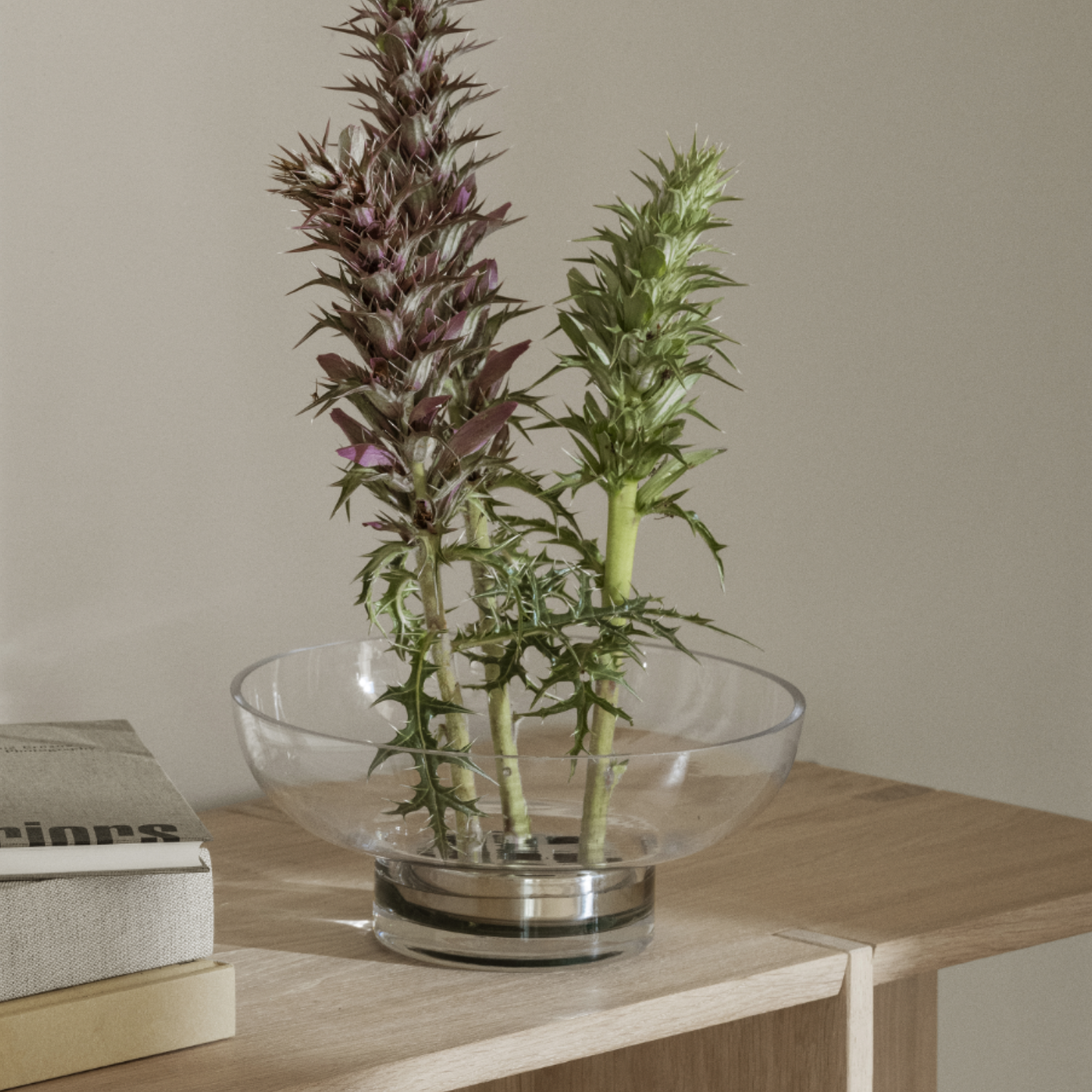 Bell Glass Tall & Low Vase