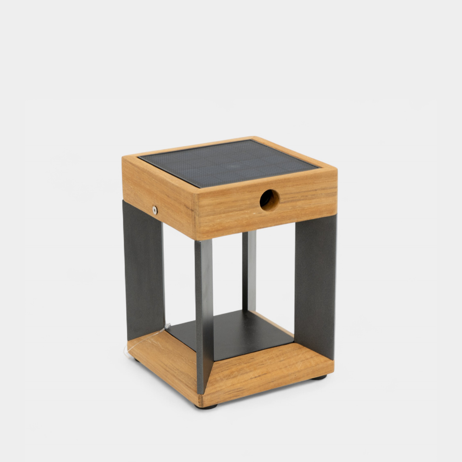 Blade Gunmetal Solar Table Lantern