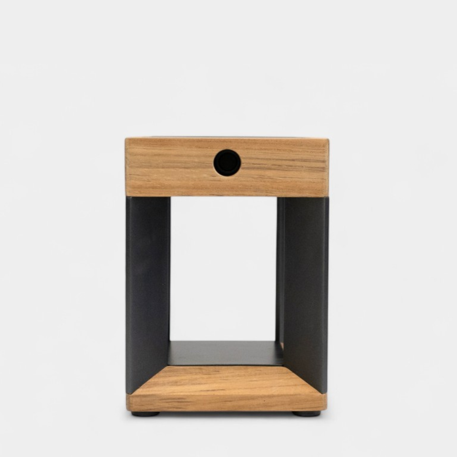 Blade Gunmetal Solar Table Lantern